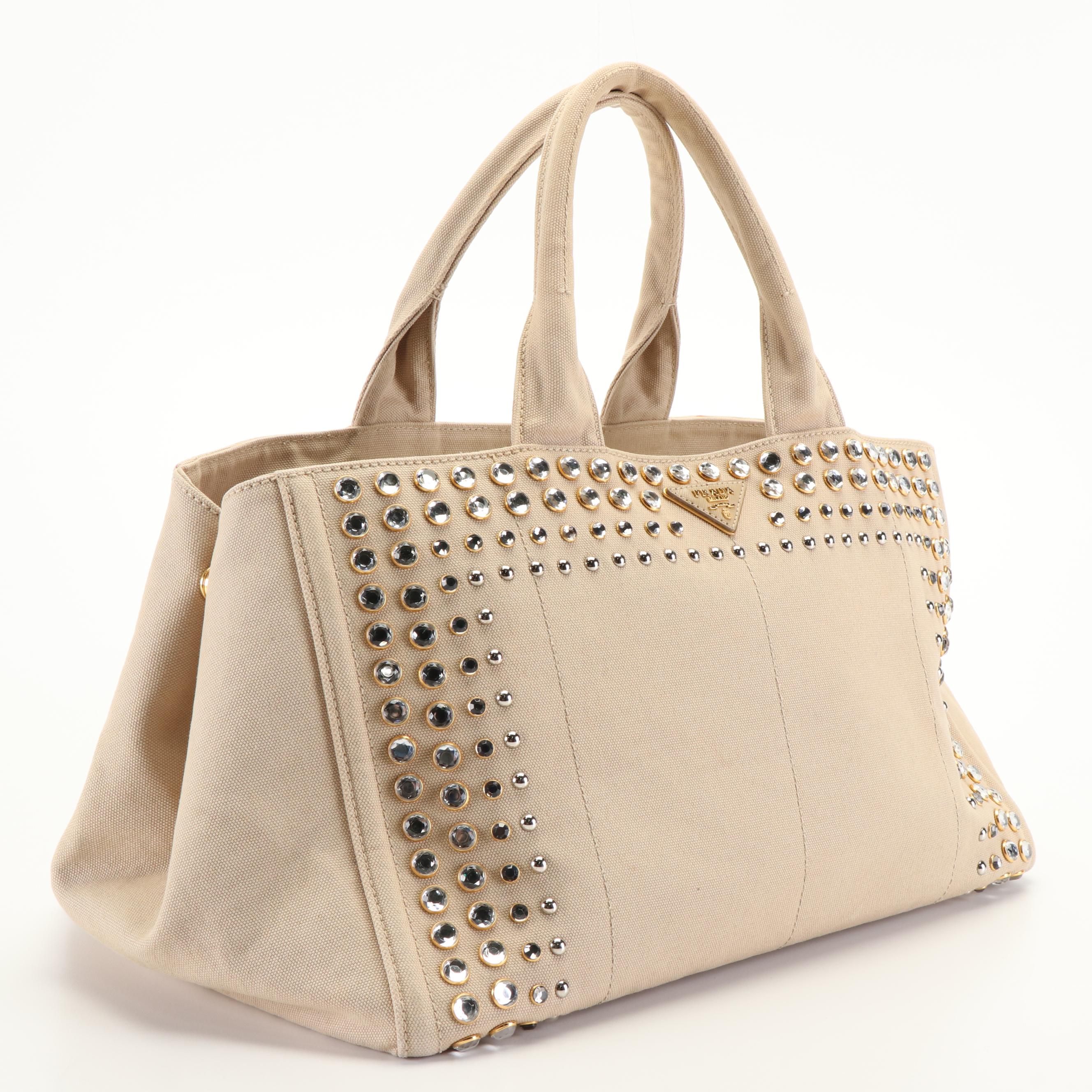 Prada Canapa Bijoux Tote Bag