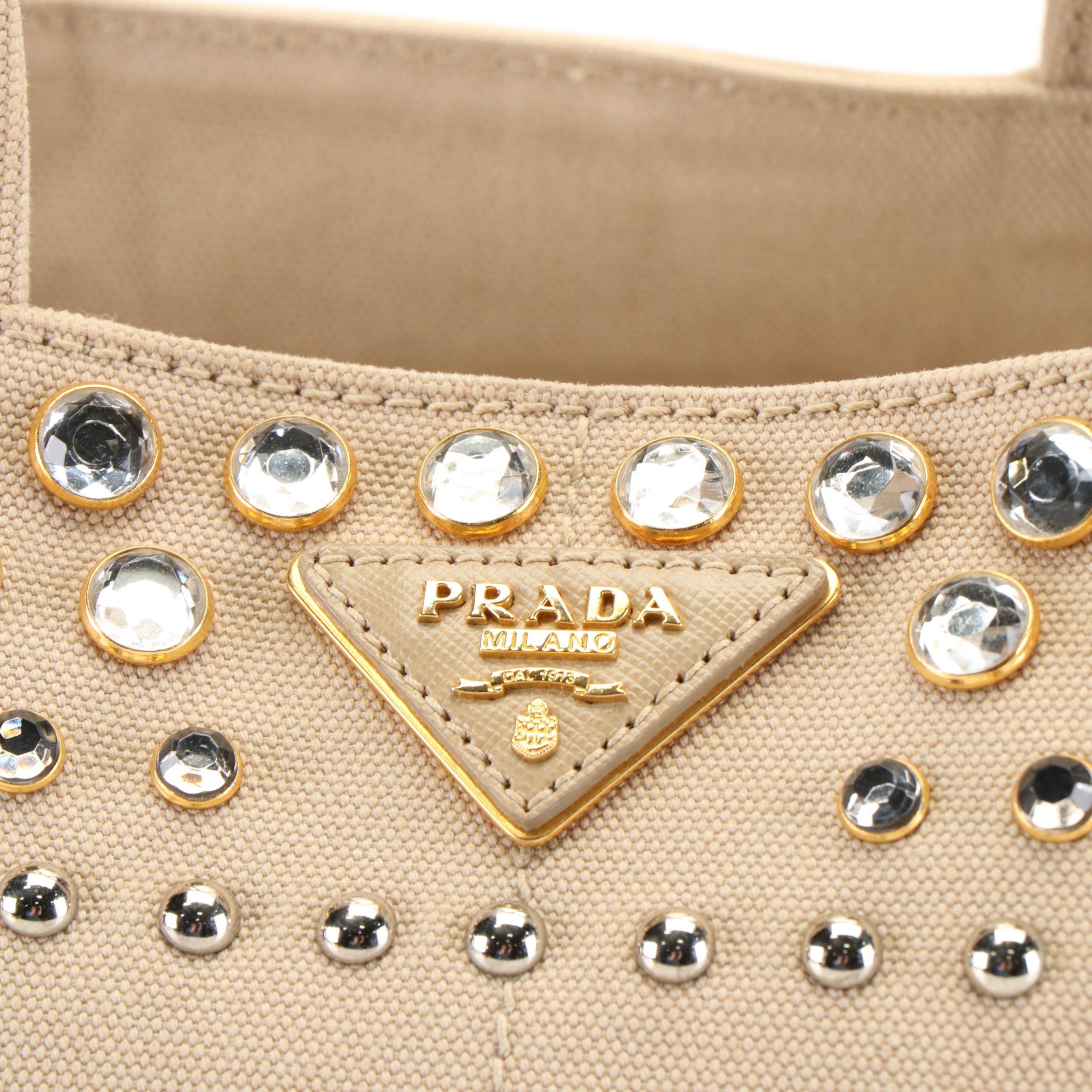 Prada Canapa Bijoux Tote Bag