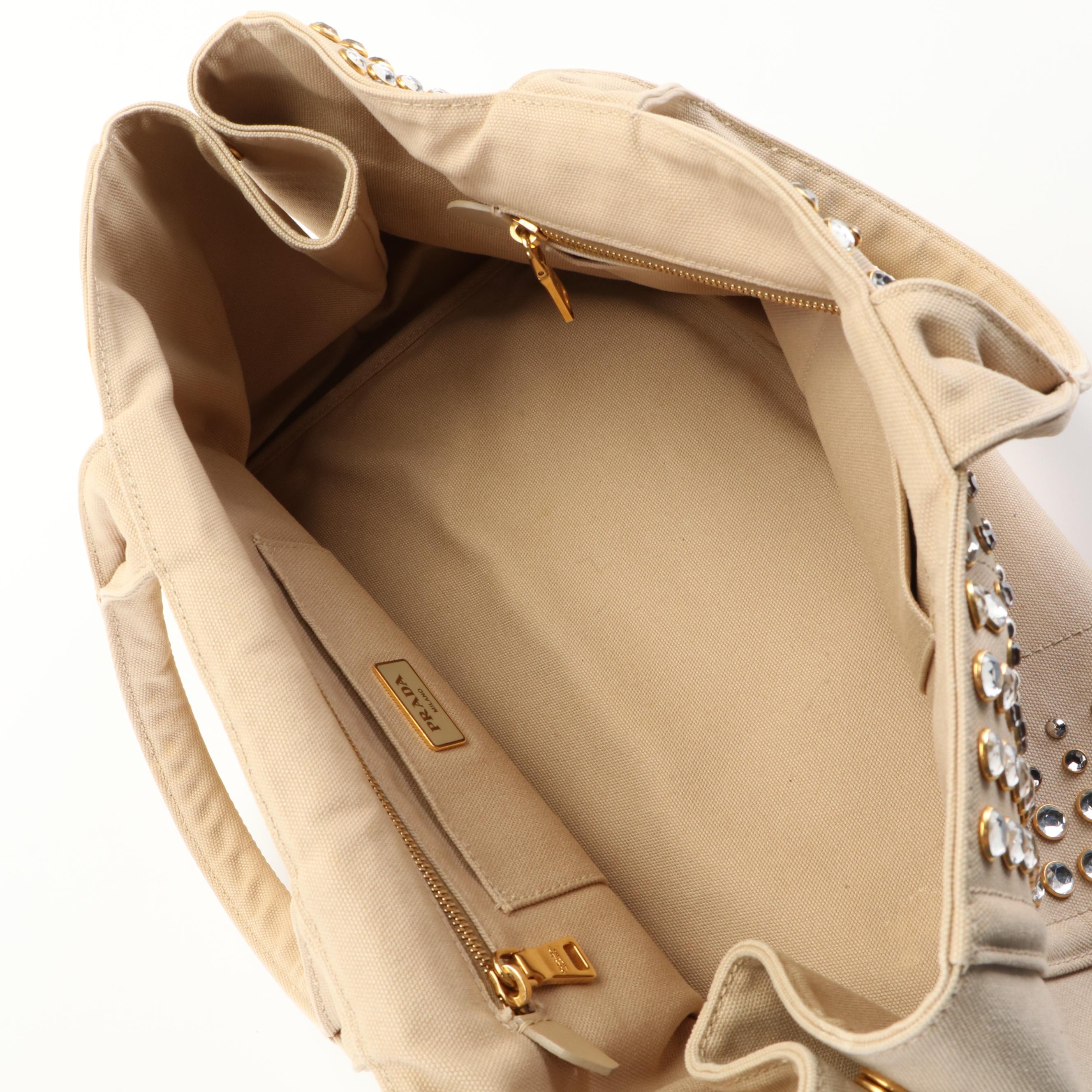 Prada Canapa Bijoux Tote Bag