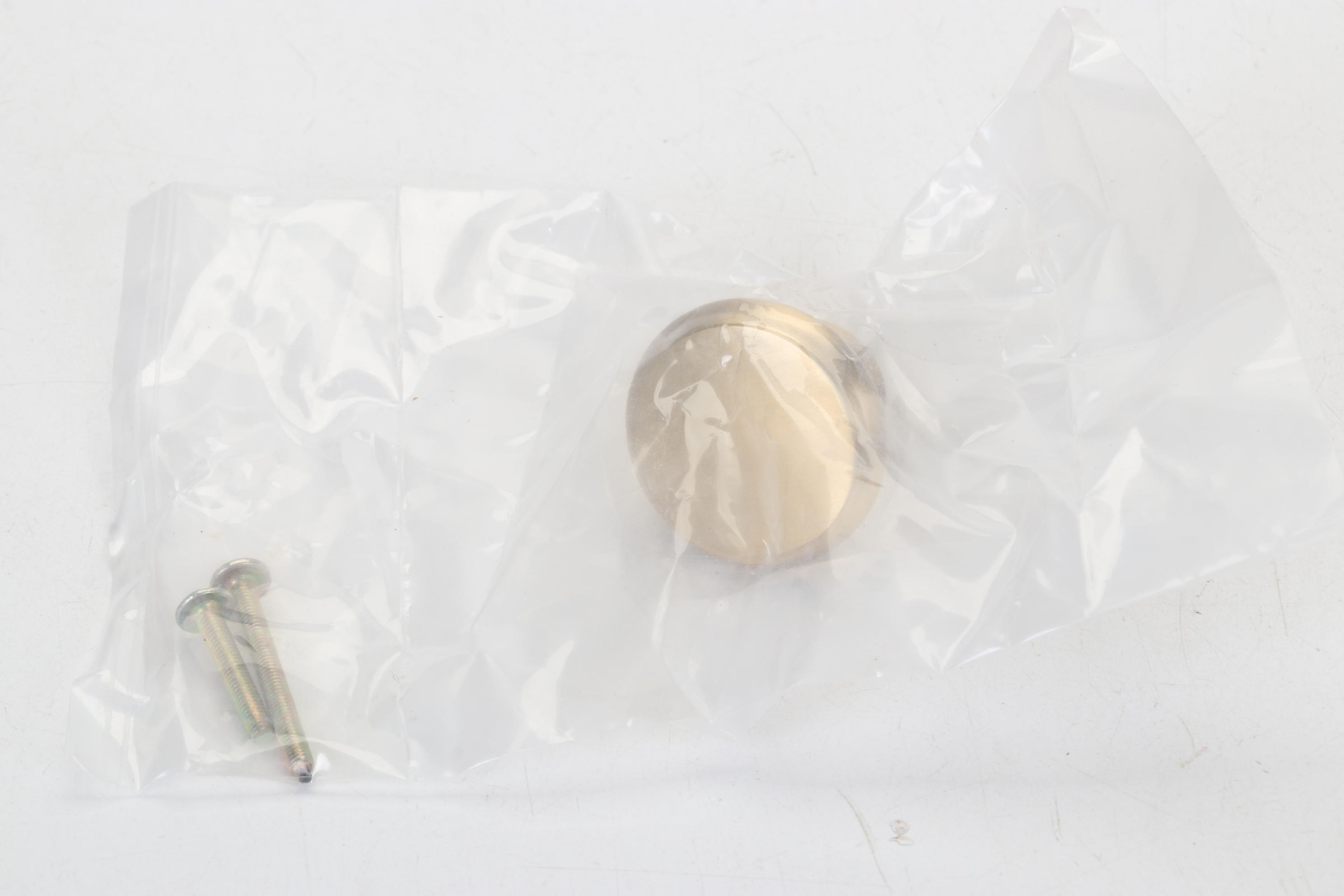 Satin Brass Round 1.25" and 1.5" Cabinet Knobs