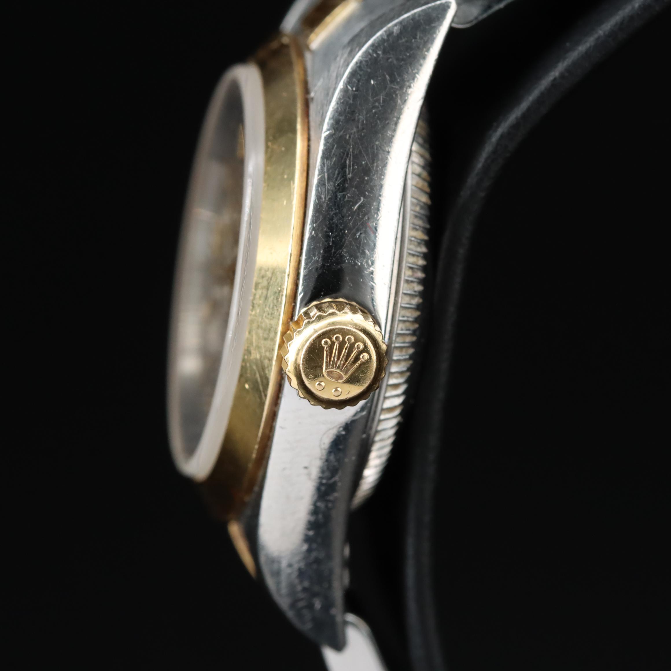 2000 Rolex Oyster Perpetual 18K and Stainless Steel Watch