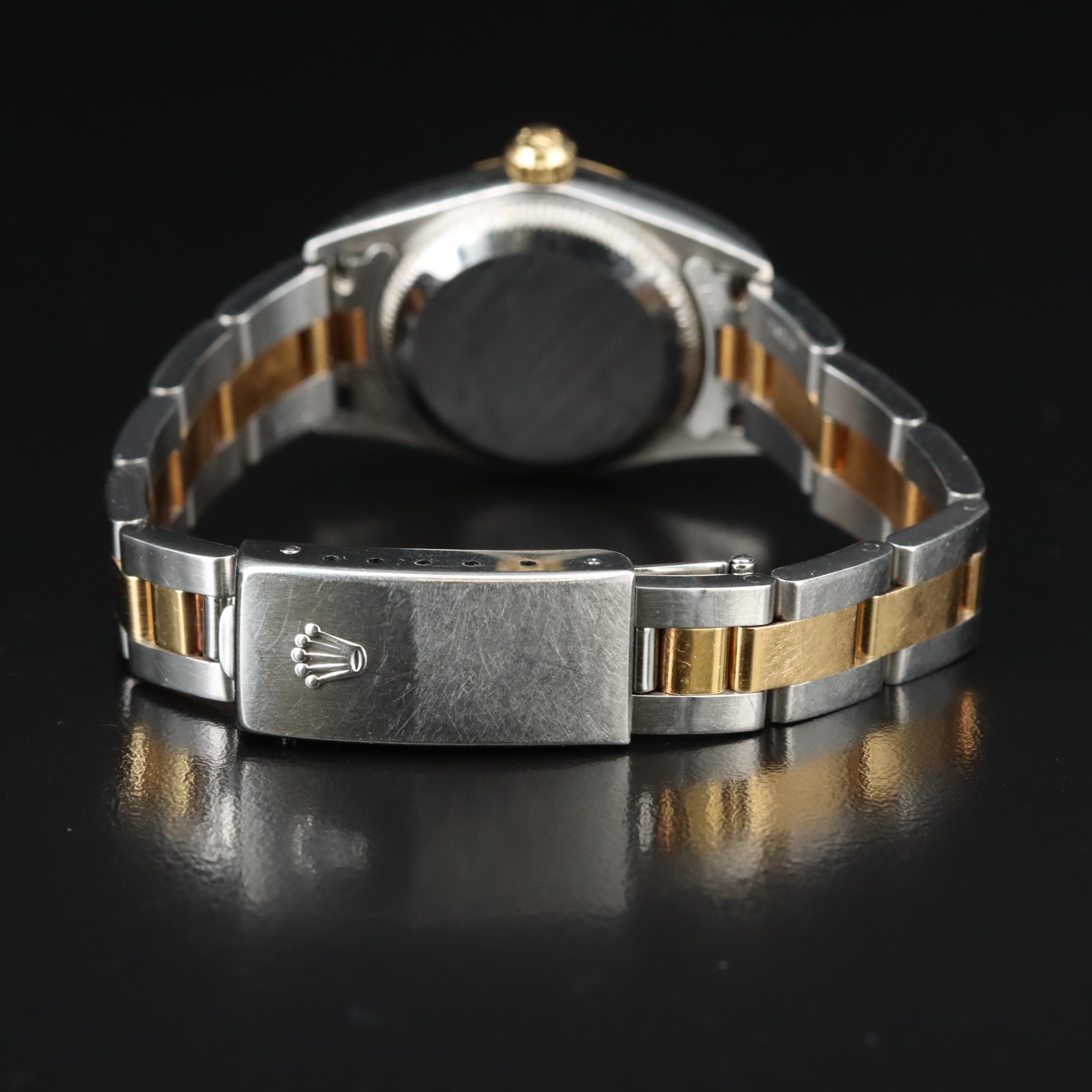 2000 Rolex Oyster Perpetual 18K and Stainless Steel Watch