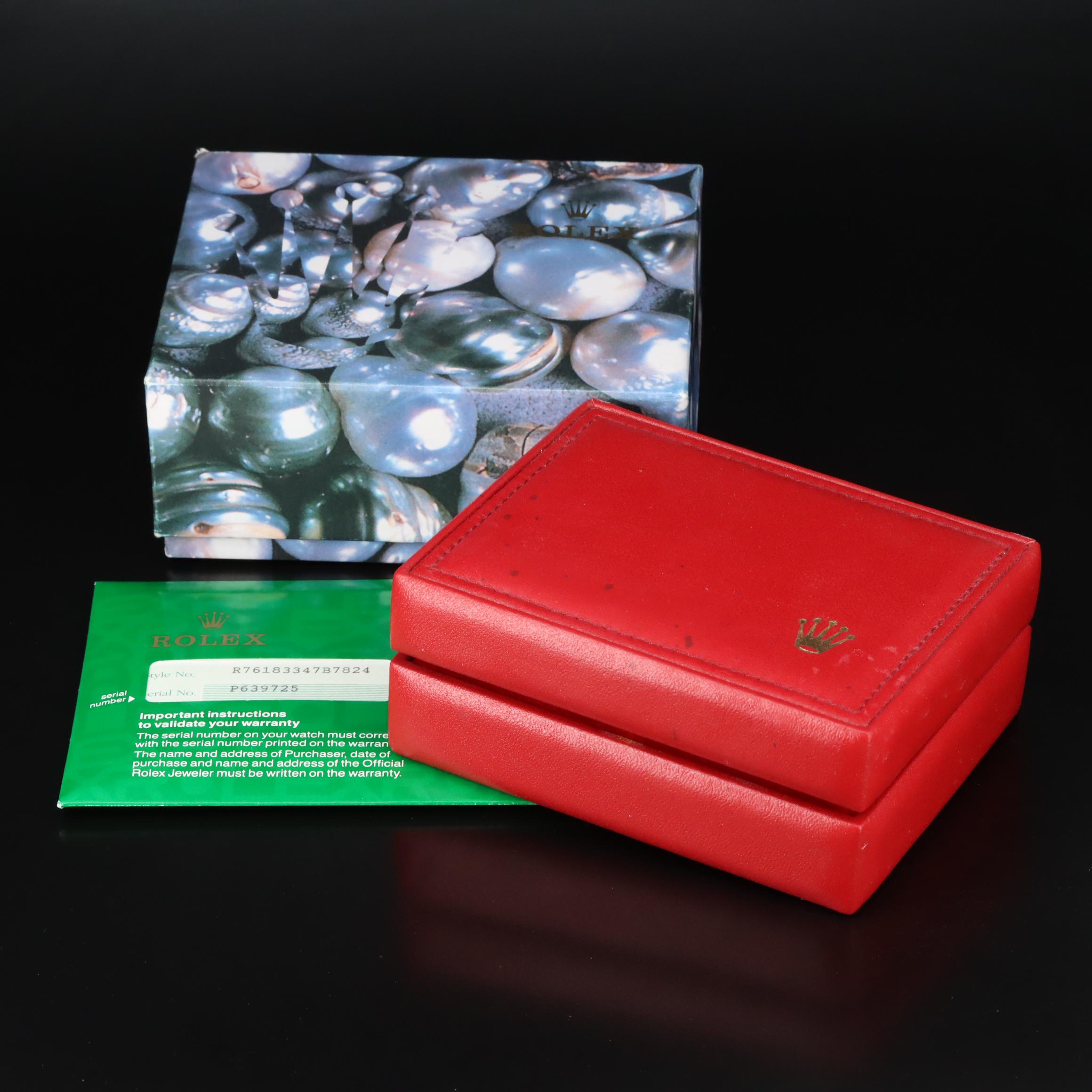 2000 Rolex Oyster Perpetual 18K and Stainless Steel Watch