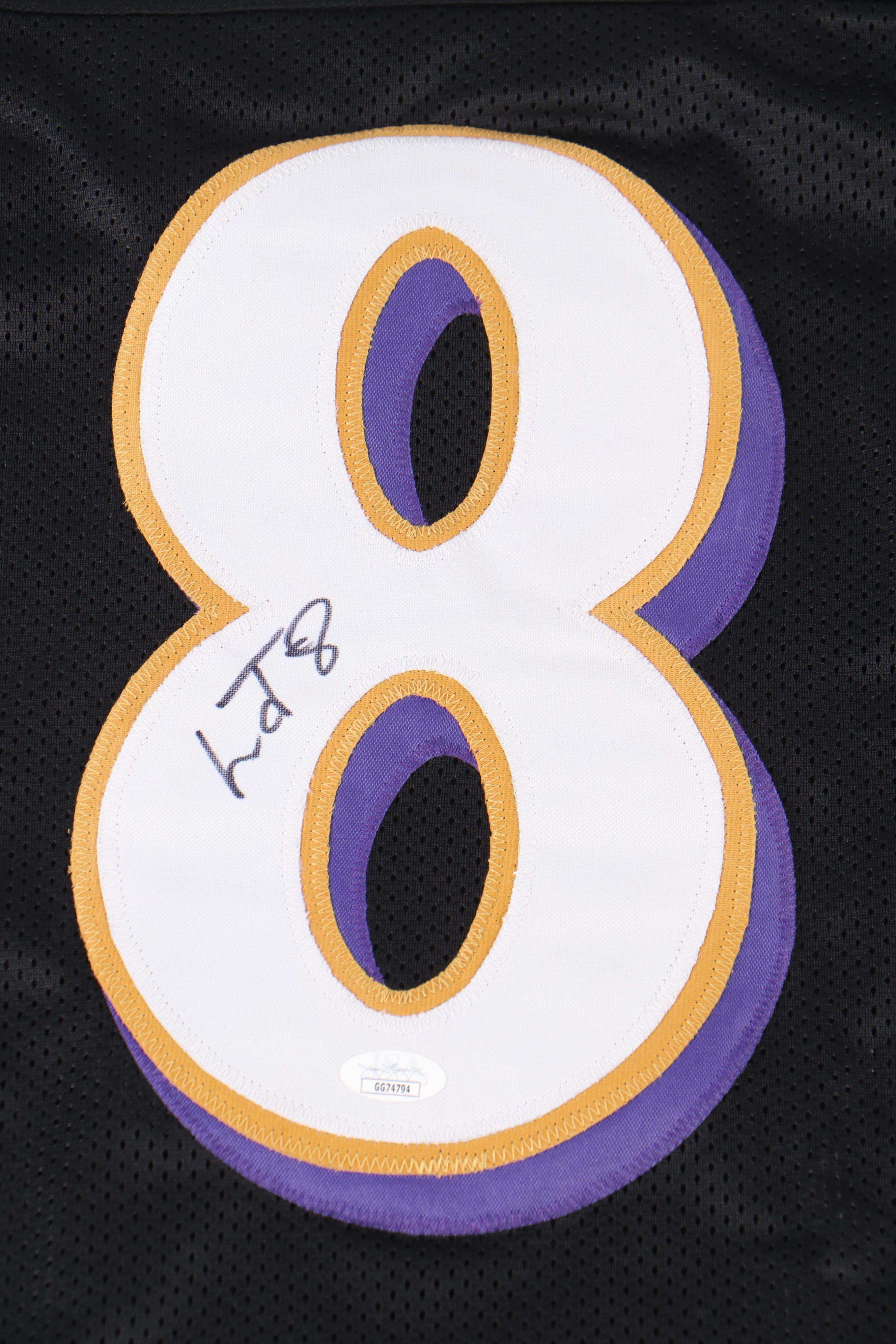 Lamar Jackson Signed Baltimore Ravens Football Jersey