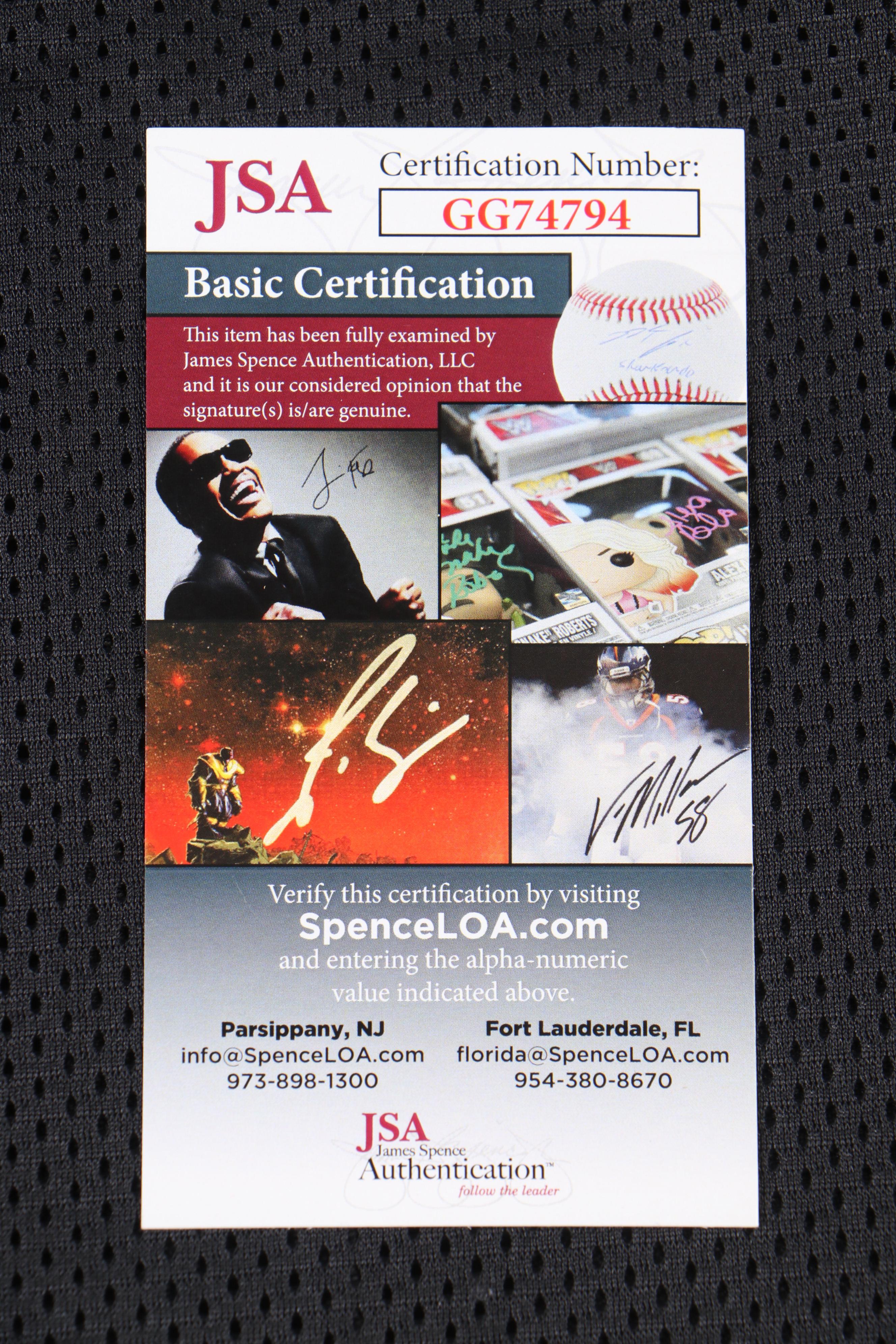 Lamar Jackson Signed Baltimore Ravens Football Jersey