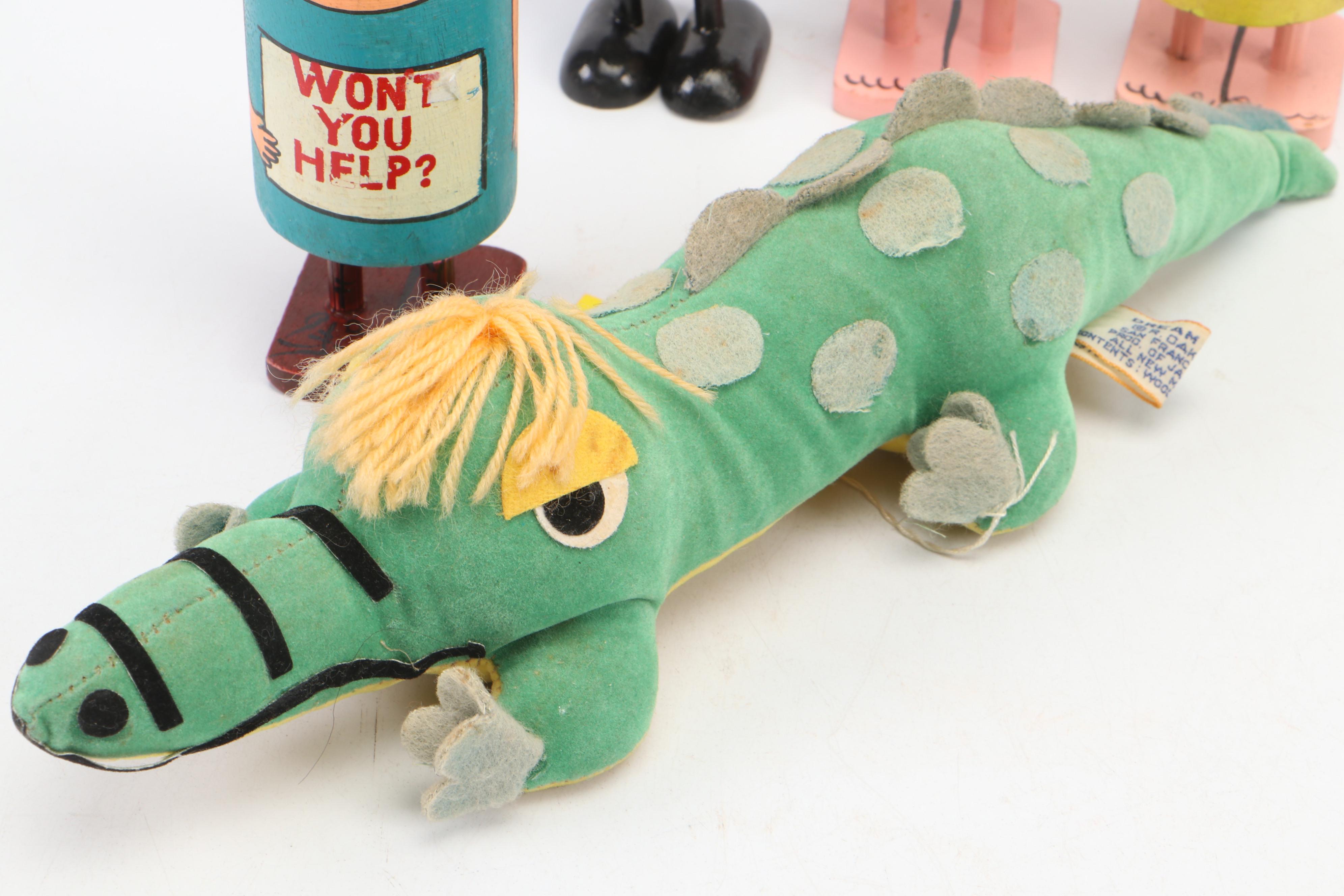 Pride Creations "Popsie" Figurines with Dakin "Dream Pets" Stuffed Toys