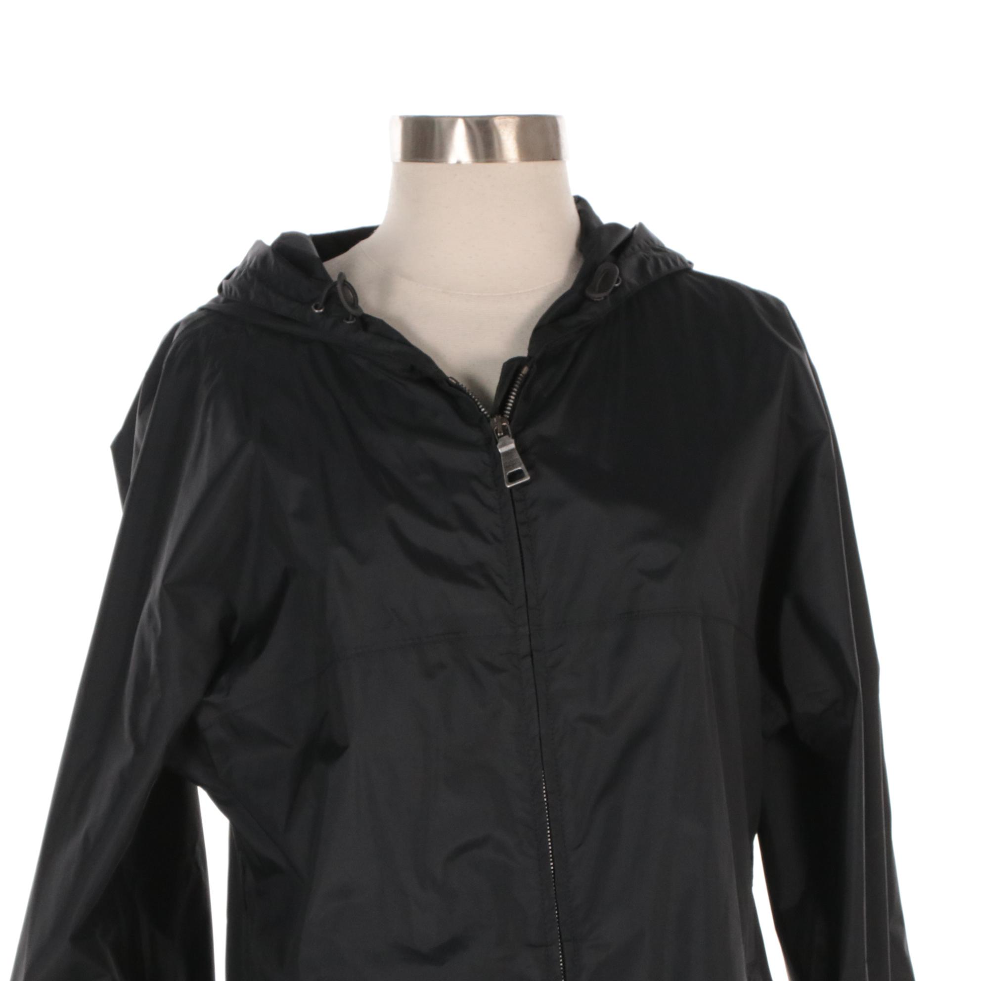 Prada Sport Nylon Hooded Raincoat