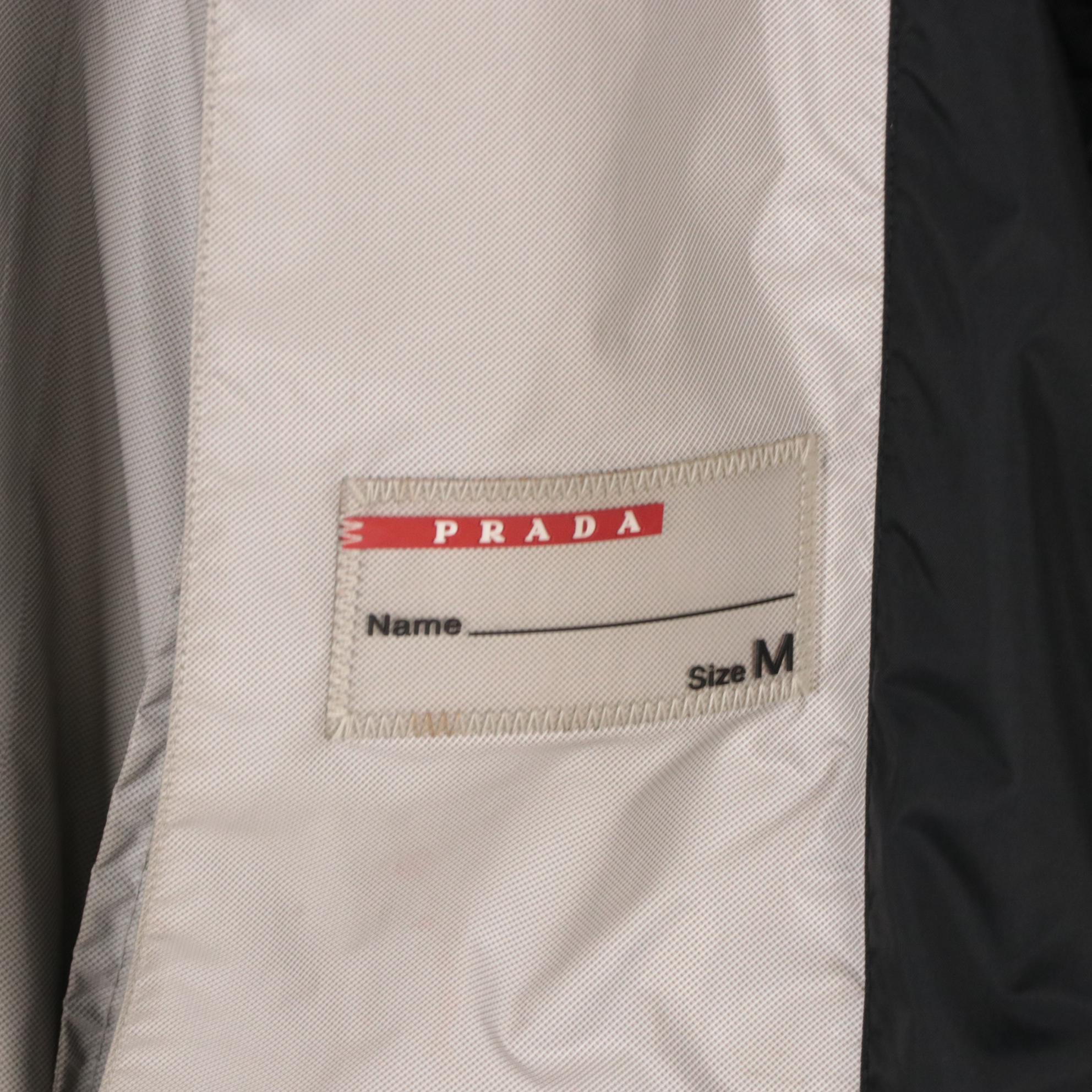 Prada Sport Nylon Hooded Raincoat
