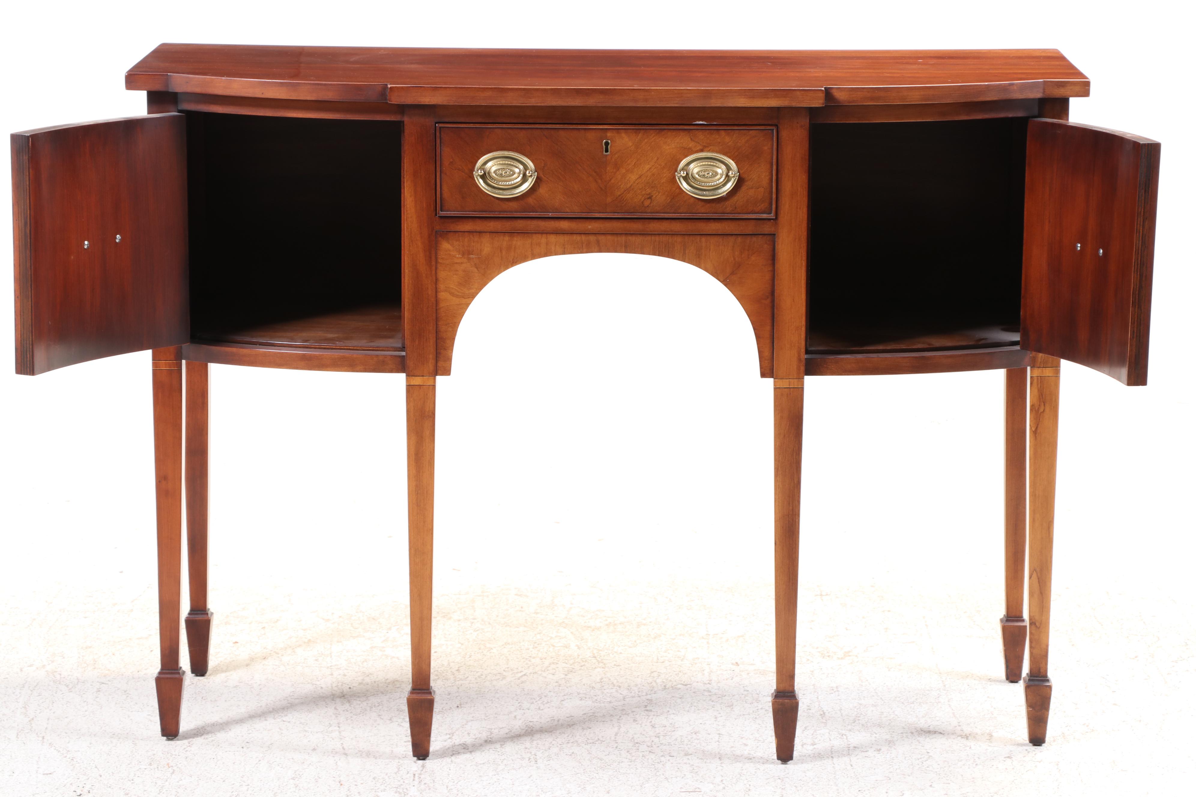 Statton "Trutype Americana" Federal Style Cherrywood Sideboard, 20th Century