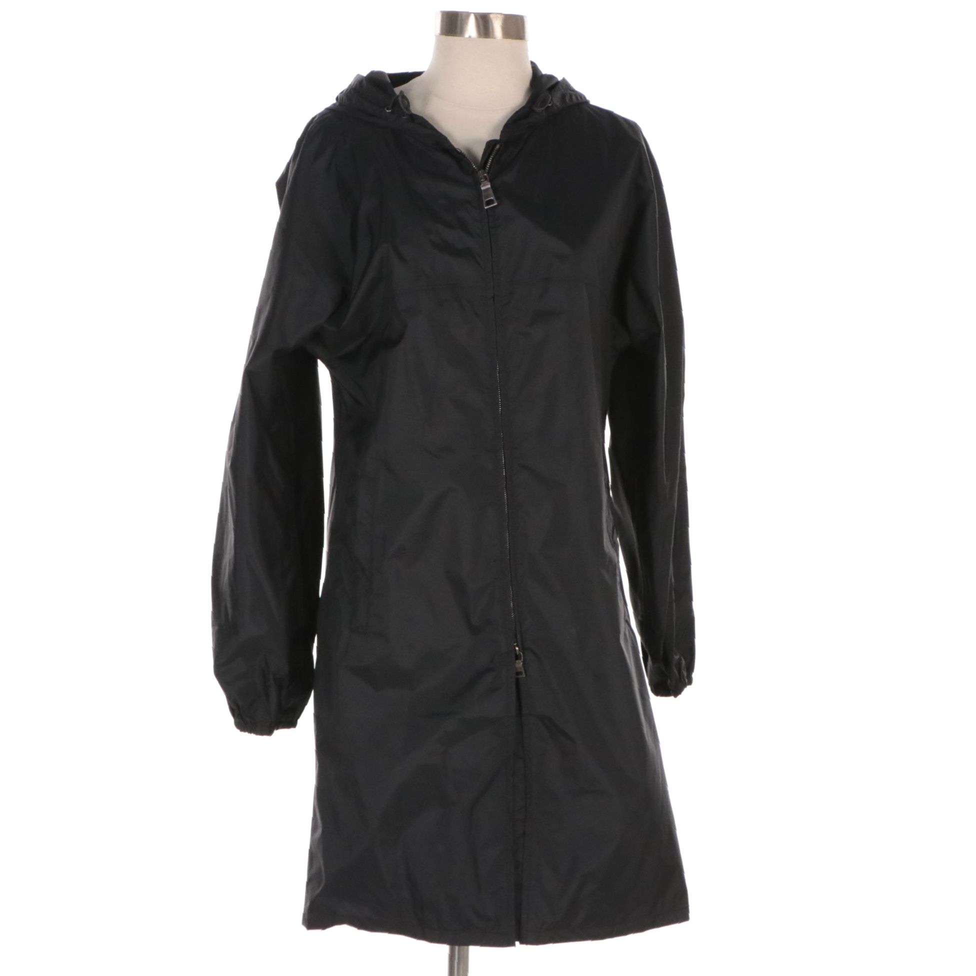 Prada Sport Nylon Hooded Raincoat