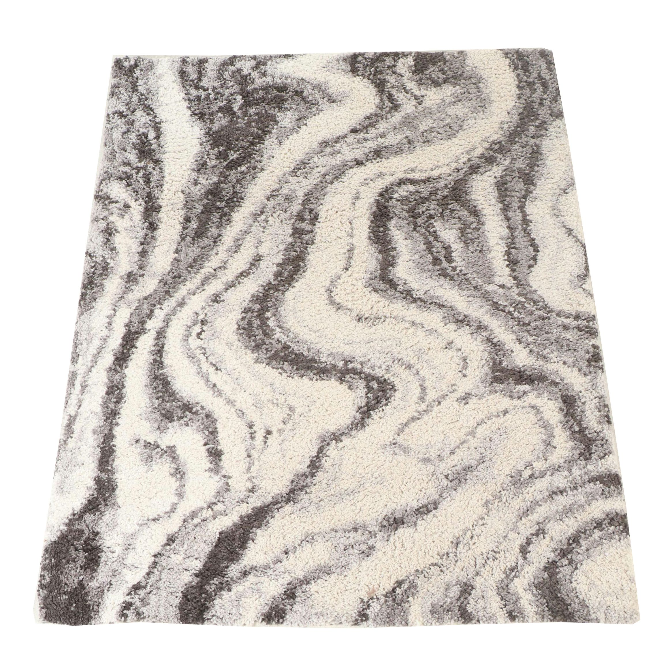 5'3 x 7'5 Hand-Tufted Thomasville Bali Collection Shag Area Rug