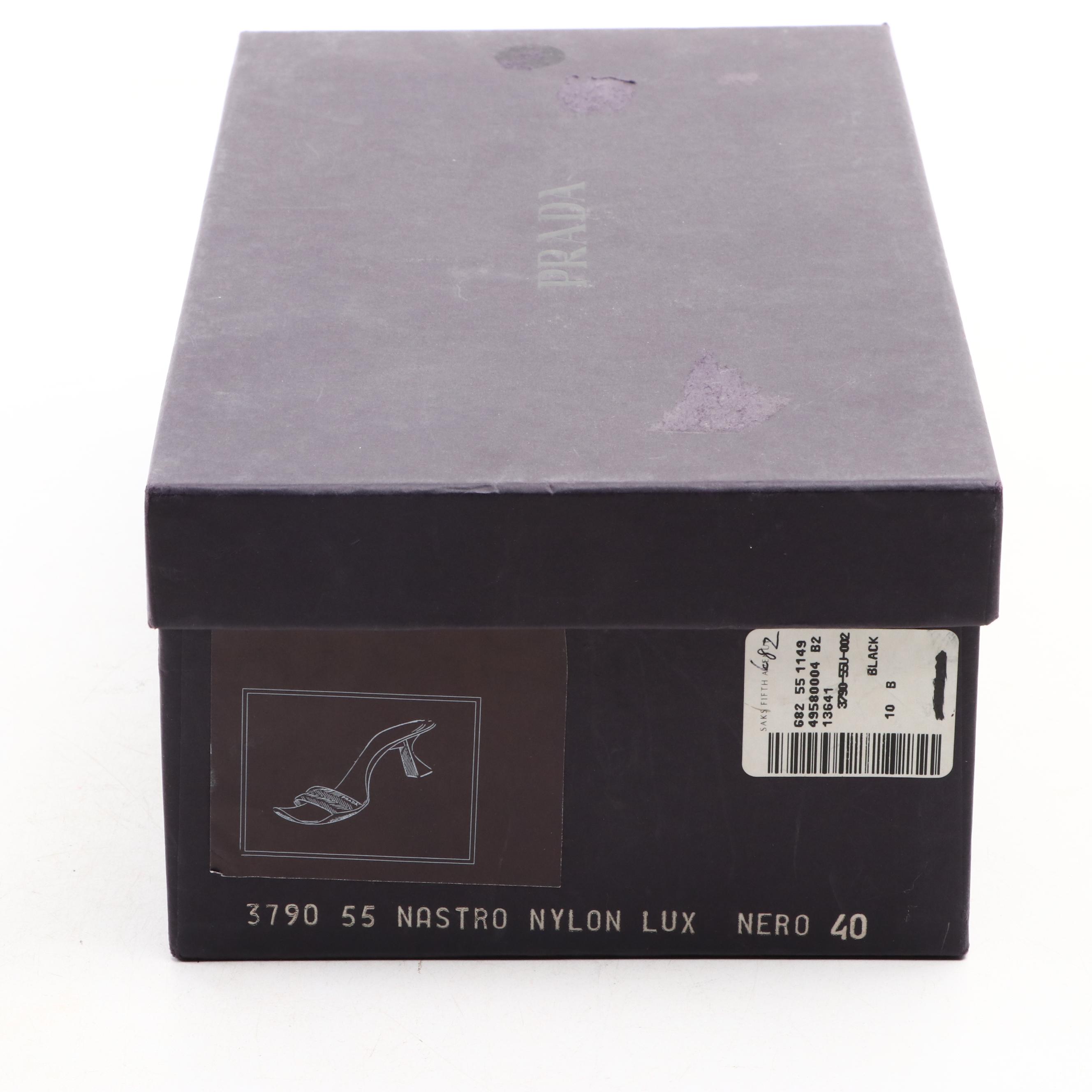 Yves Saint Laurent and Prada Retail Product Boxes