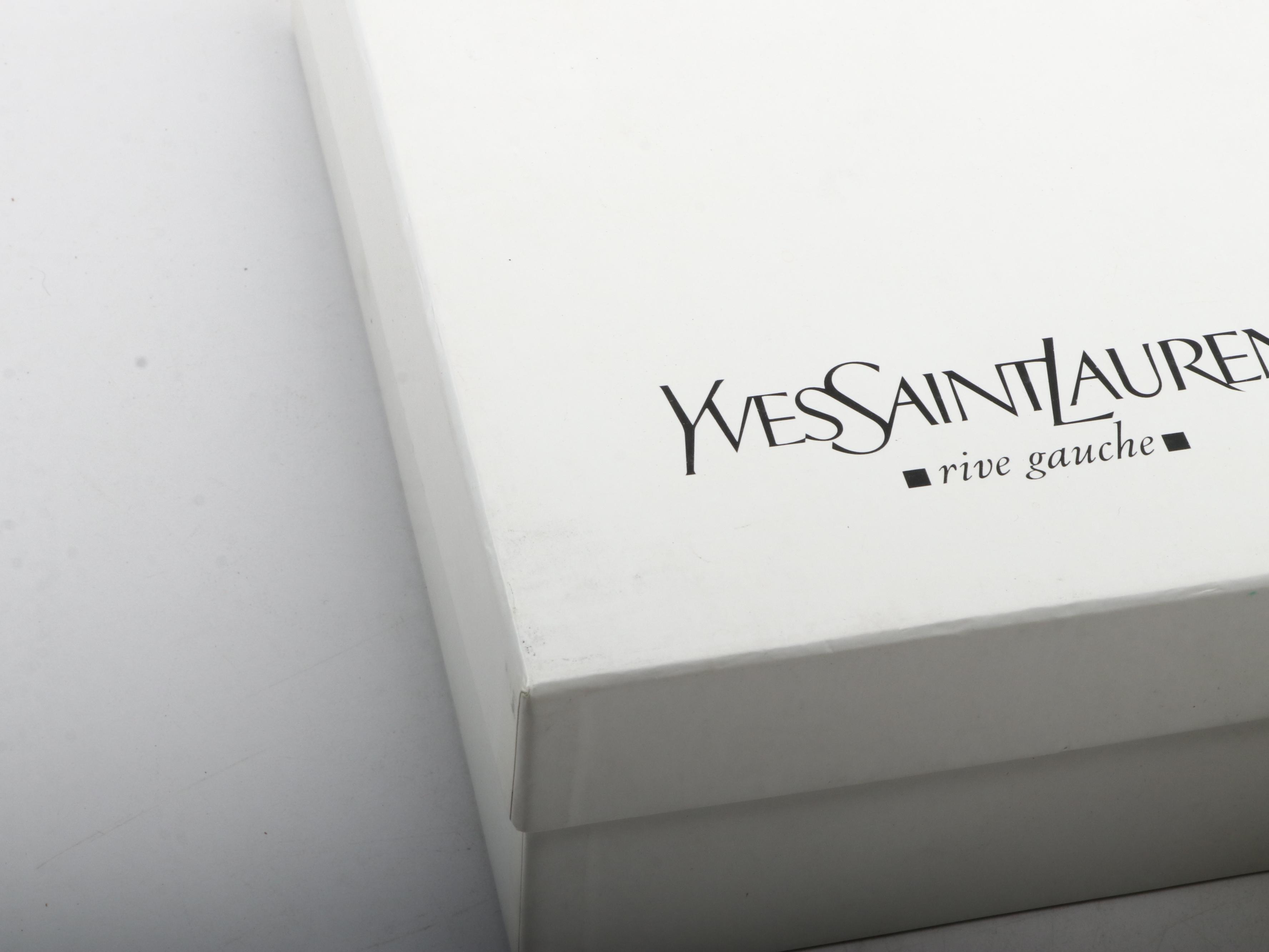 Yves Saint Laurent and Prada Retail Product Boxes