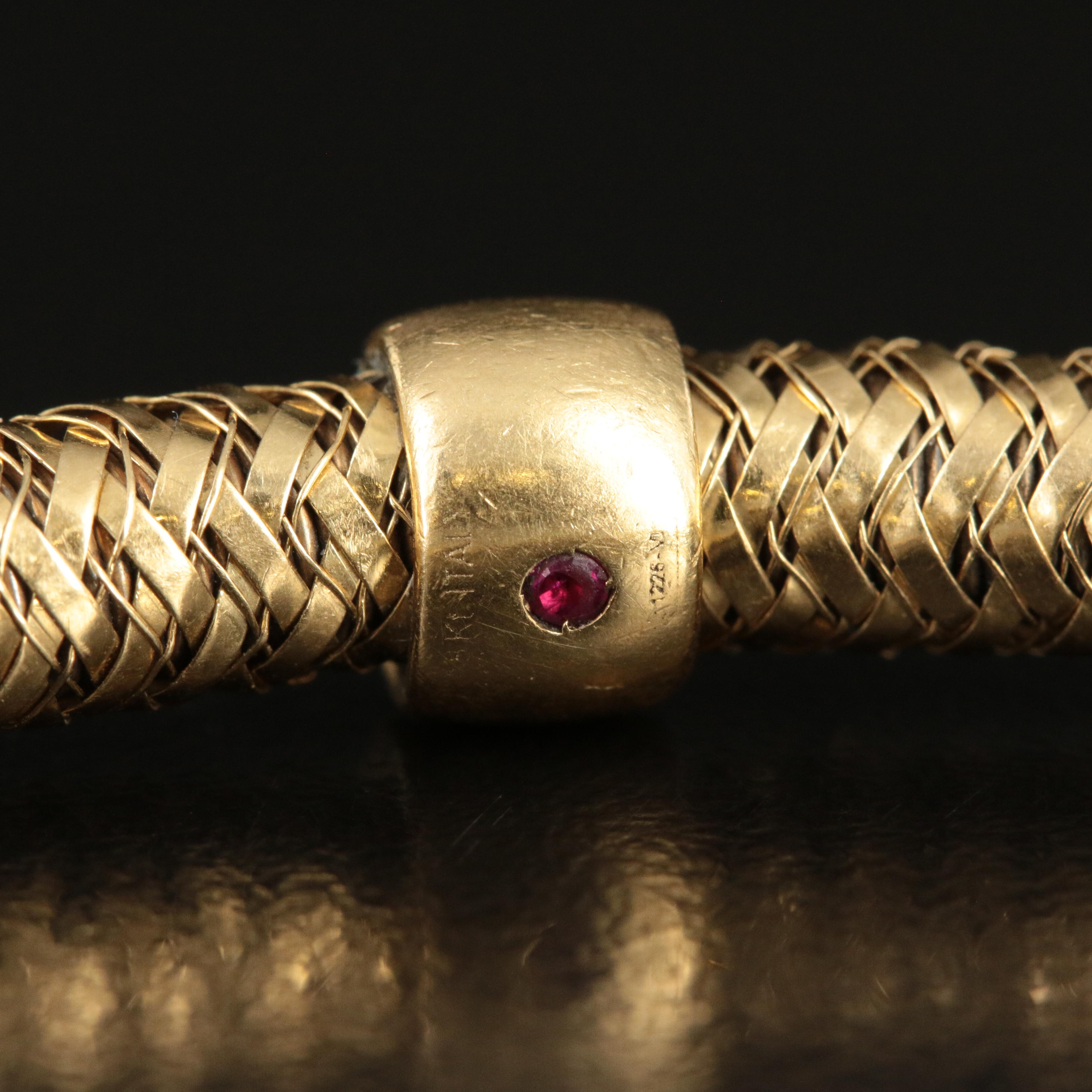 Roberto Coin "Primavera" 18K Woven Mesh Bracelet