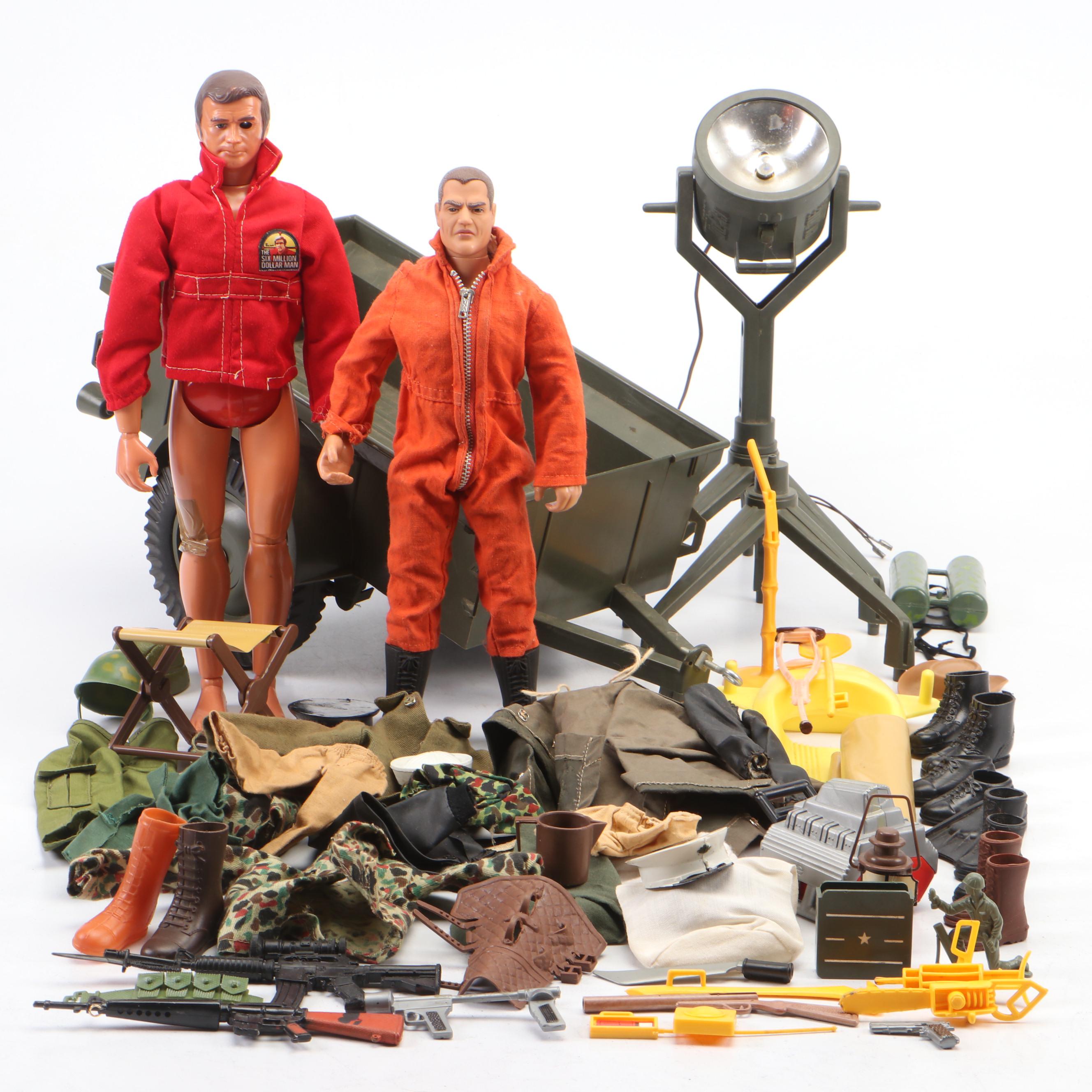 Hasbro GI Joe Doll with Universal City Studios Inc Doll and More