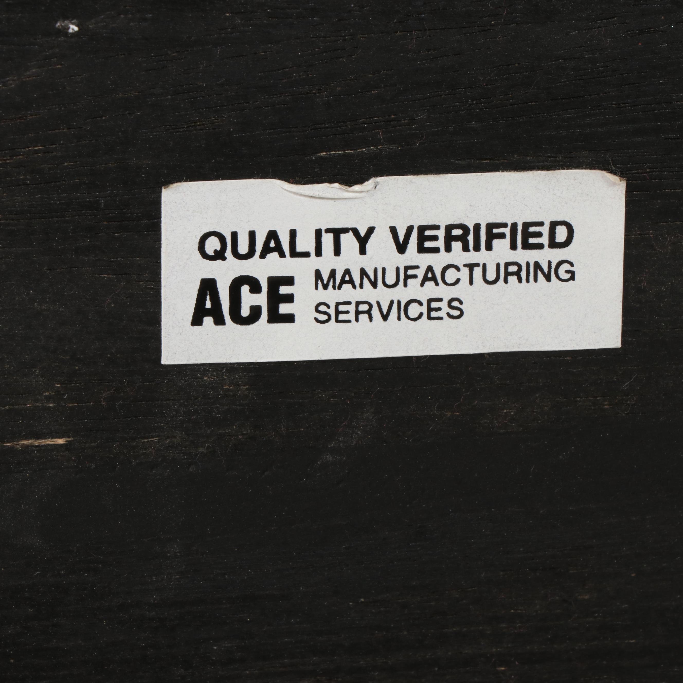 Butler Specialty Co. Hardwood and Glass Bombe-Form Curio Cabinet