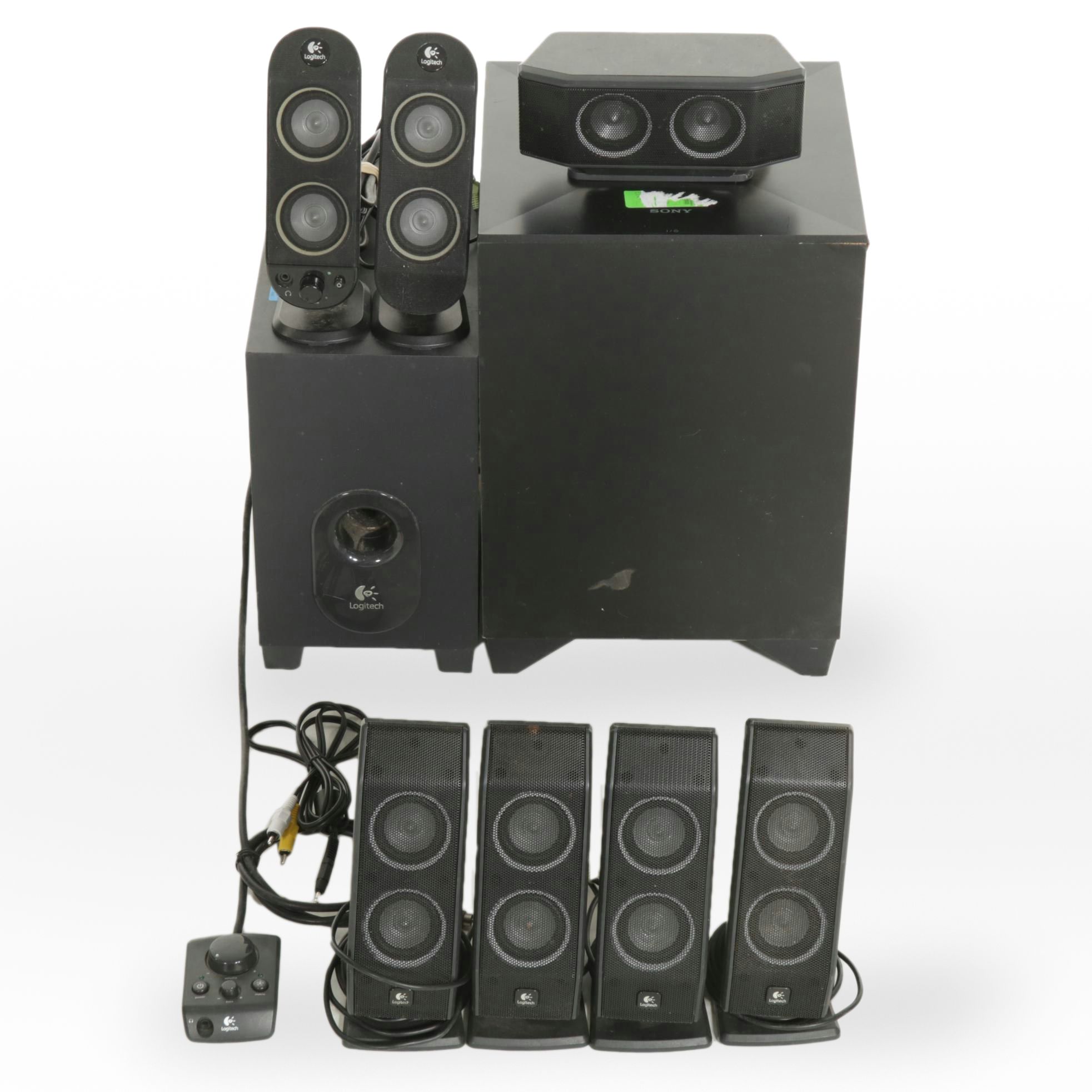 Logitech X-540 5.1 Surround Sound Speaker System with Other Speakers