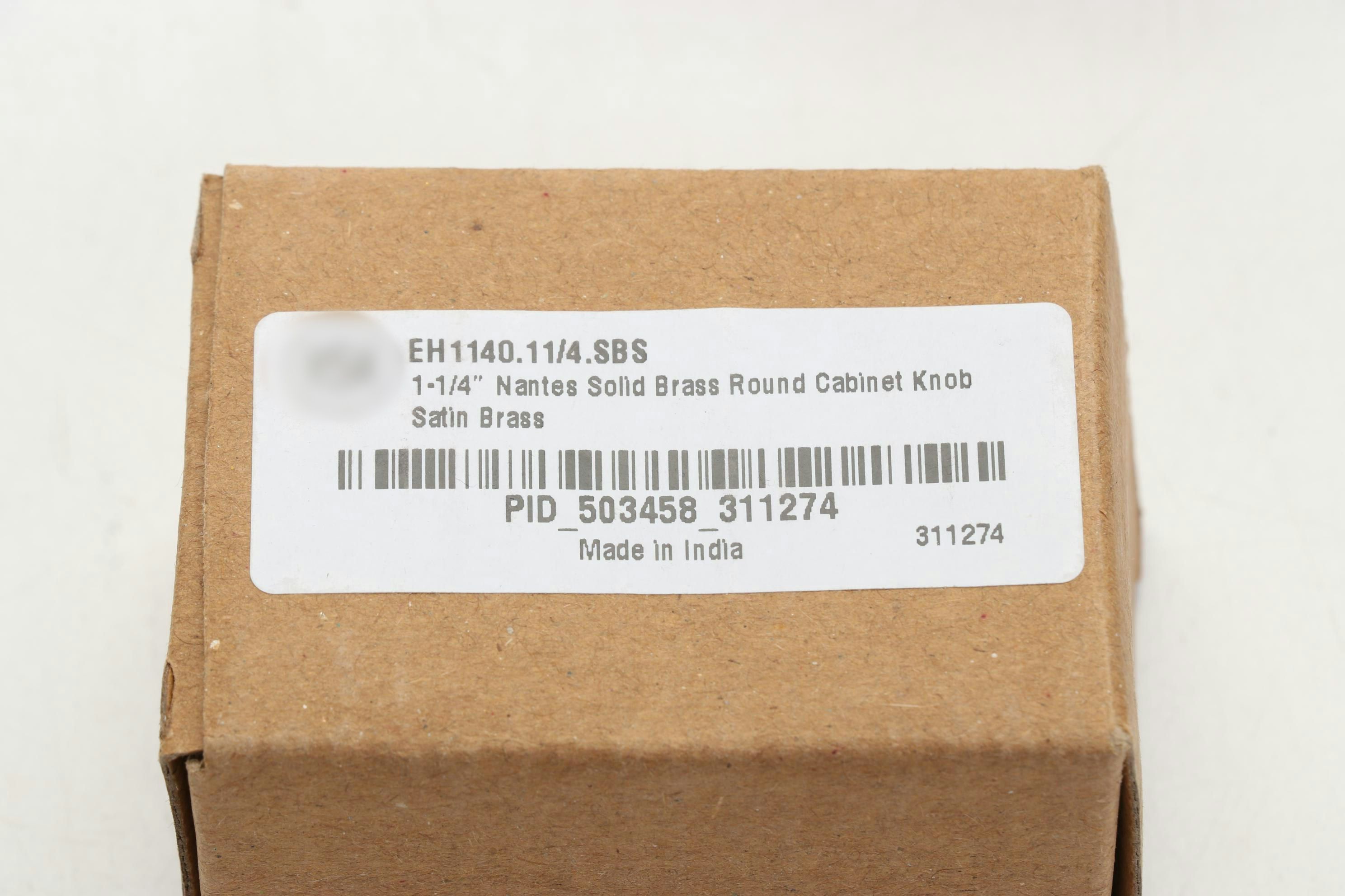 Satin Brass Round 1.25" and 1.5" Cabinet Knobs