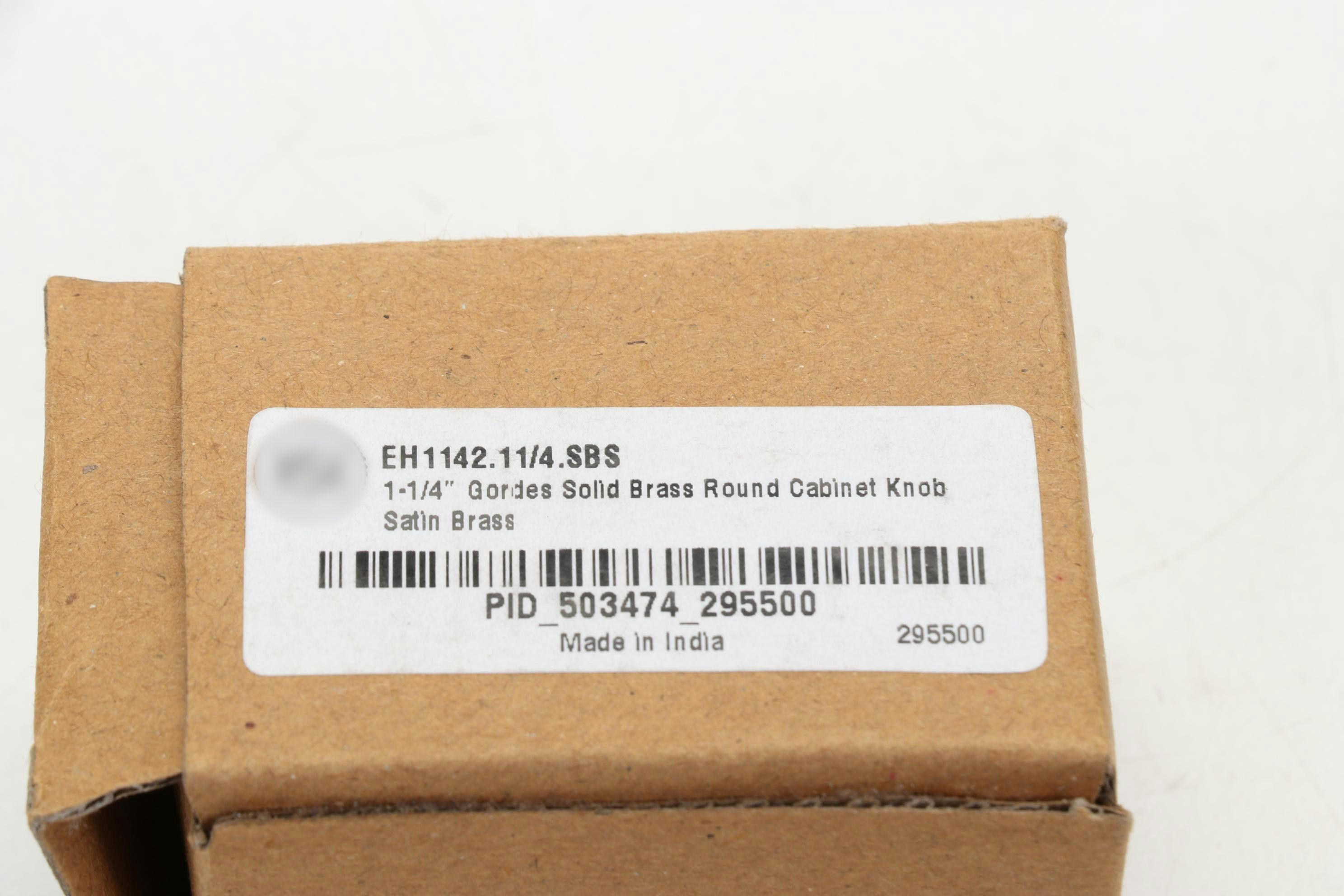 Satin Brass Cabinet Knobs in Two Sizes