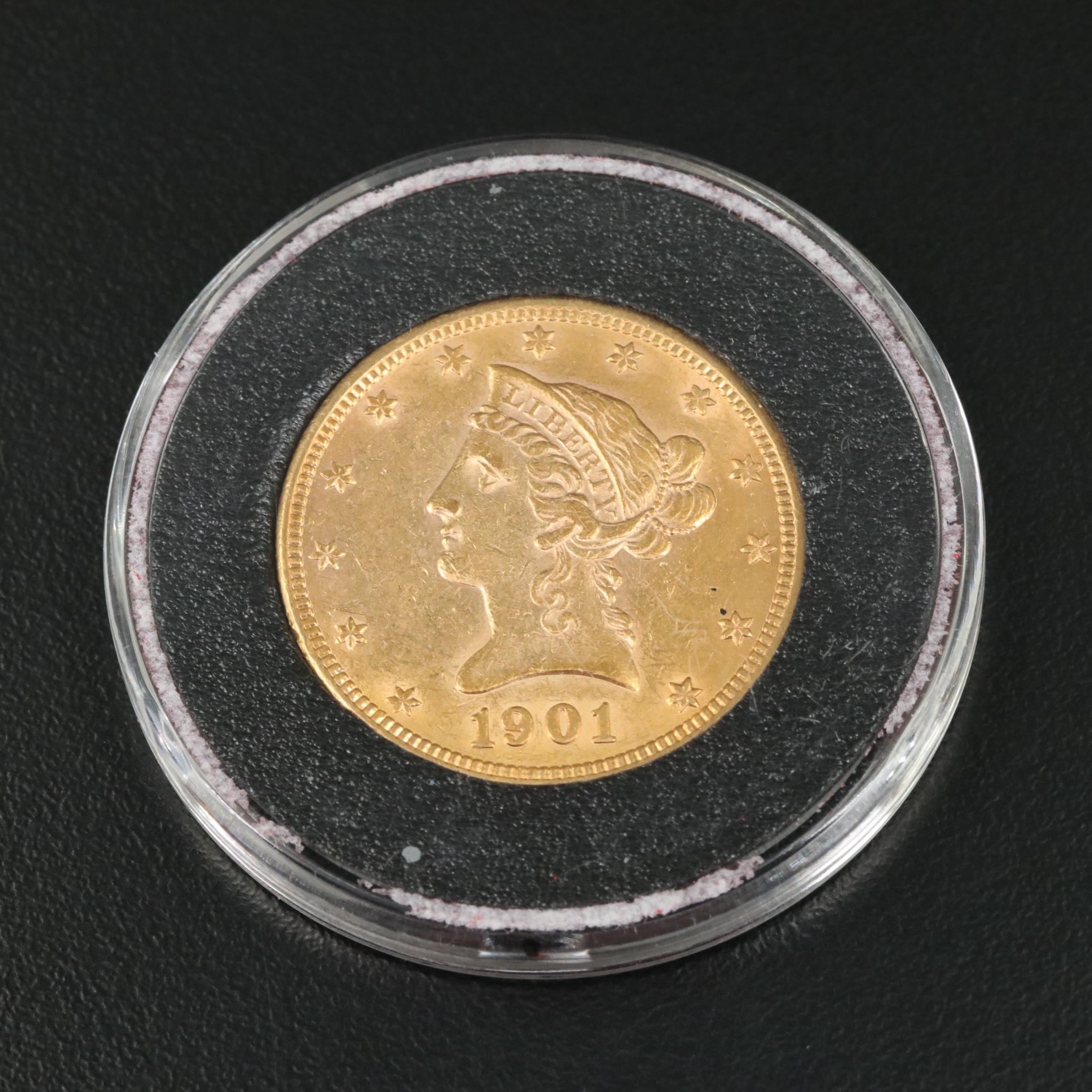 1901 United States Ten Dollar Gold Coin