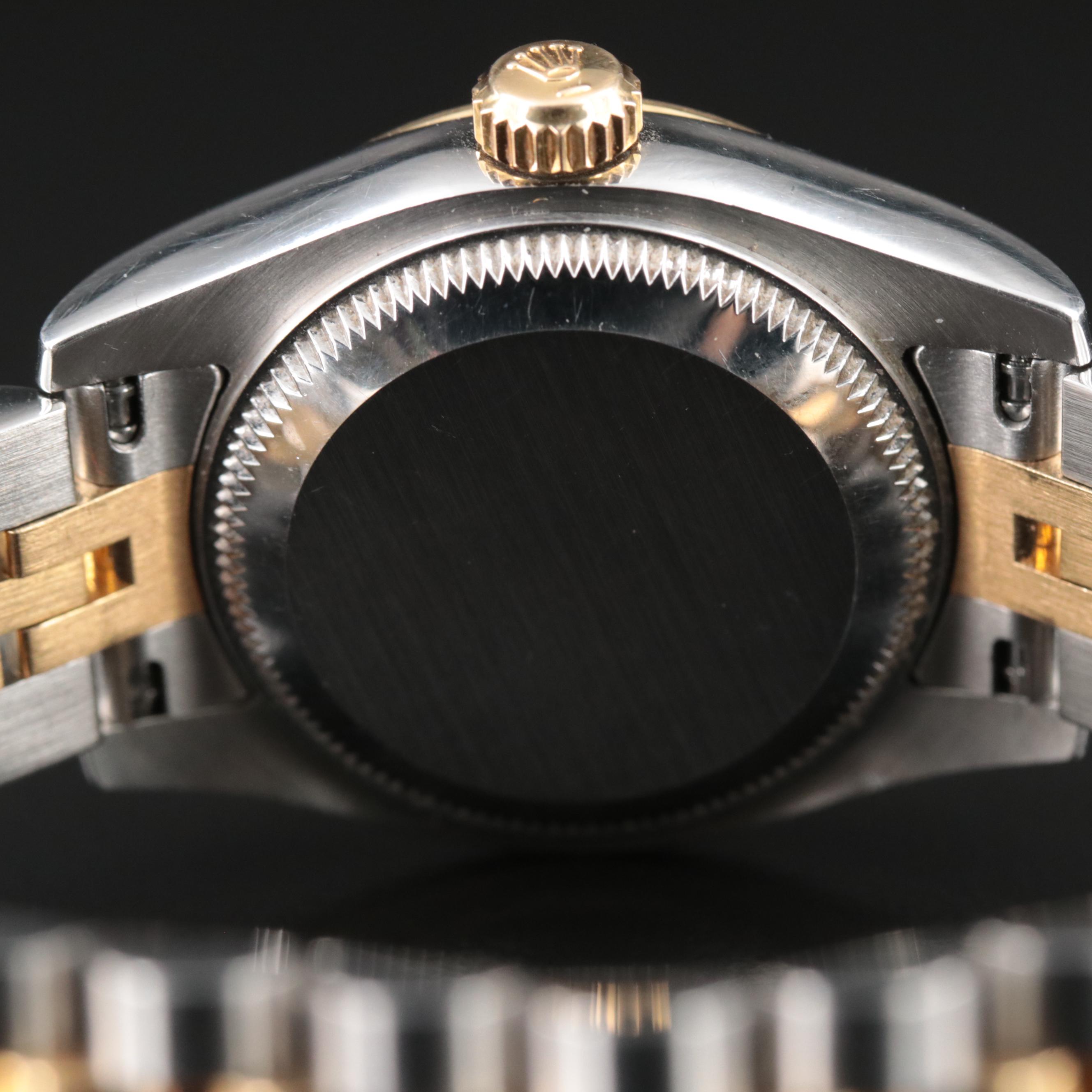 2008 Rolex Factory Diamond Dial Datejust Watch