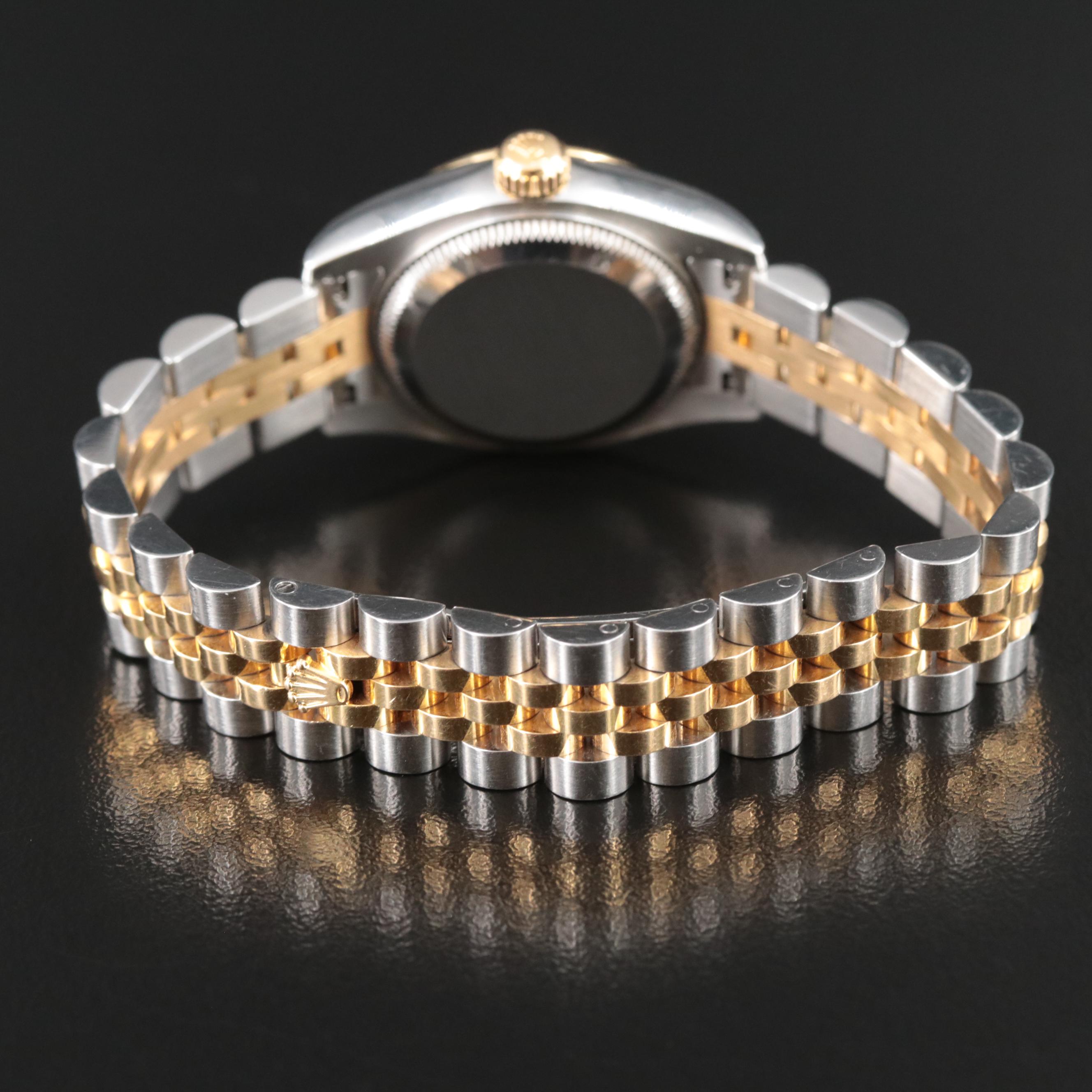 2008 Rolex Factory Diamond Dial Datejust Watch