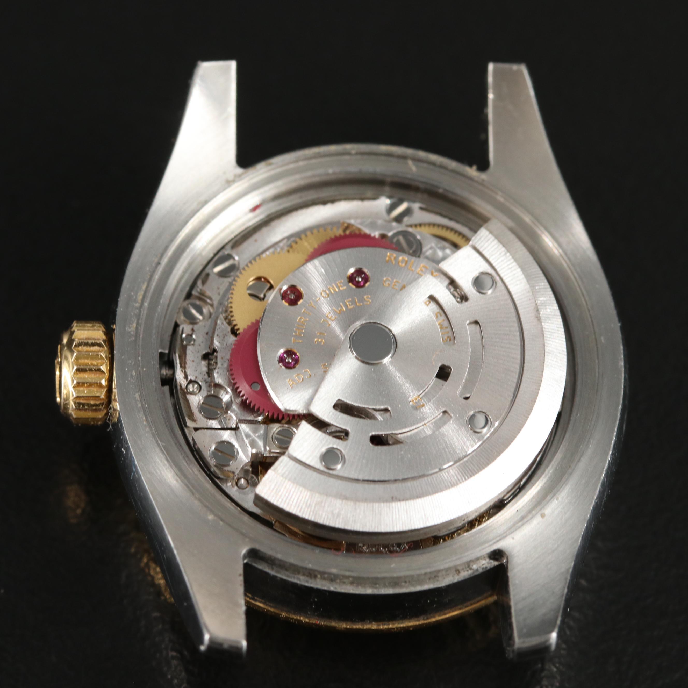 2008 Rolex Factory Diamond Dial Datejust Watch