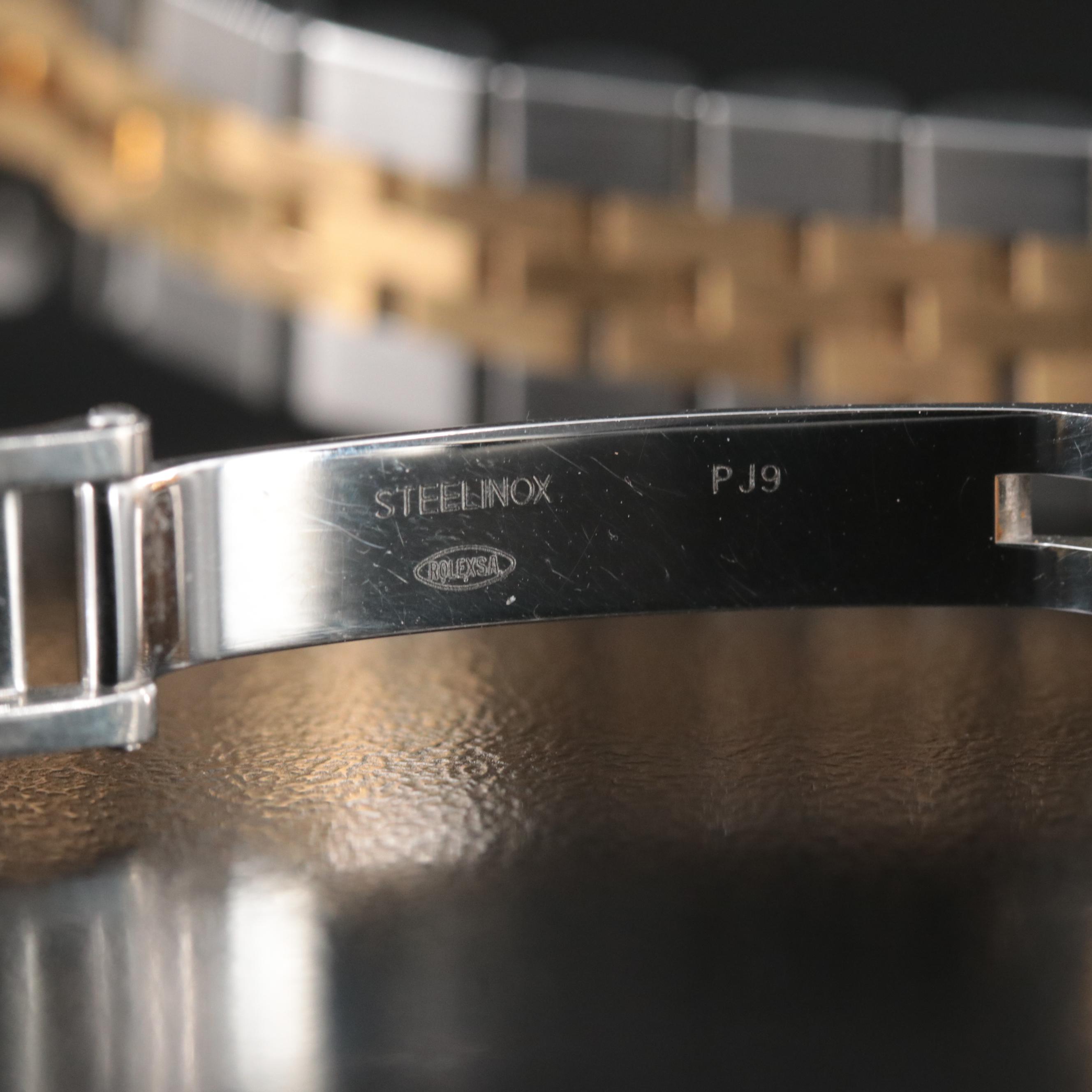 2008 Rolex Factory Diamond Dial Datejust Watch