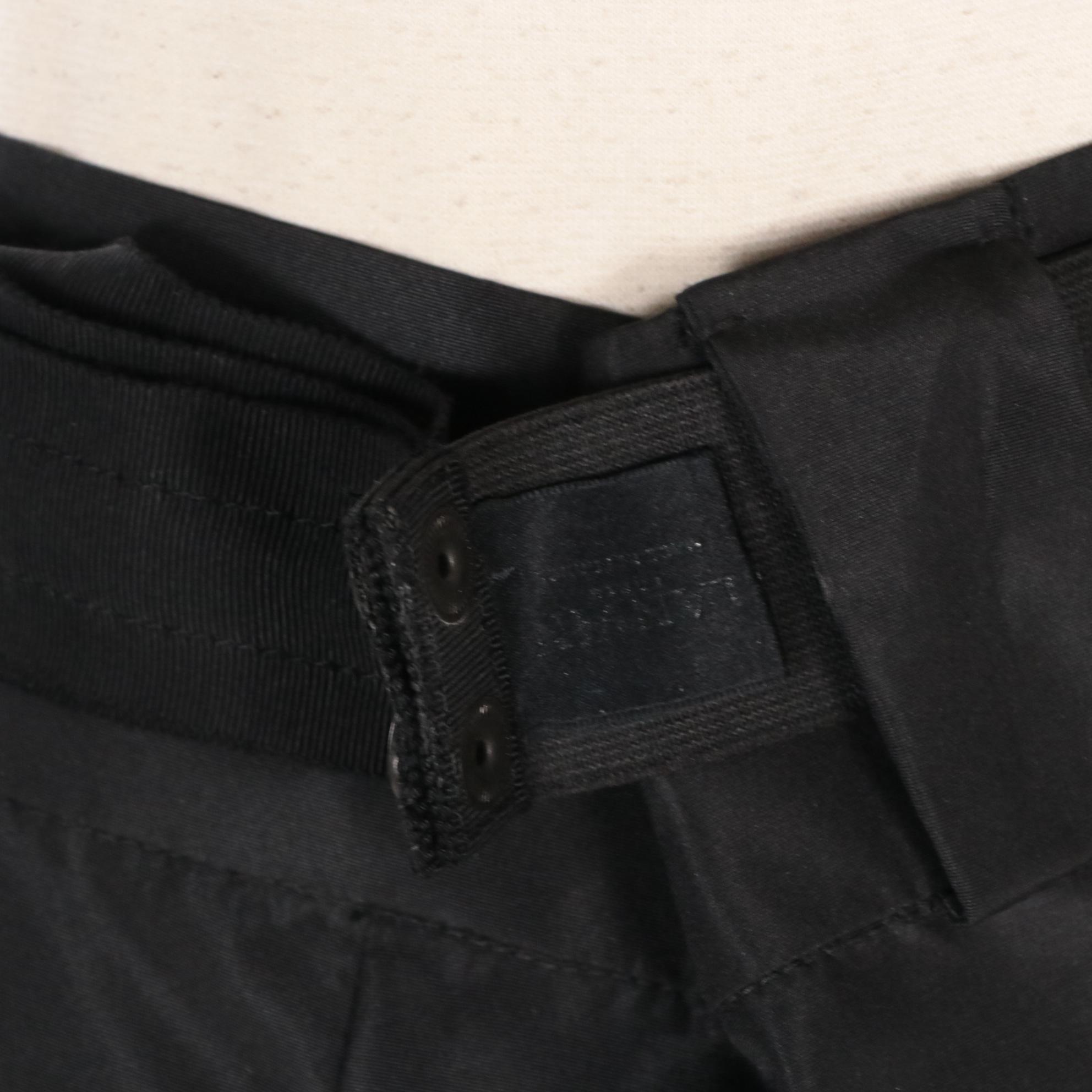 Prada Miniskirt with Cuff Style Hem and Lanvin Stretch Belt