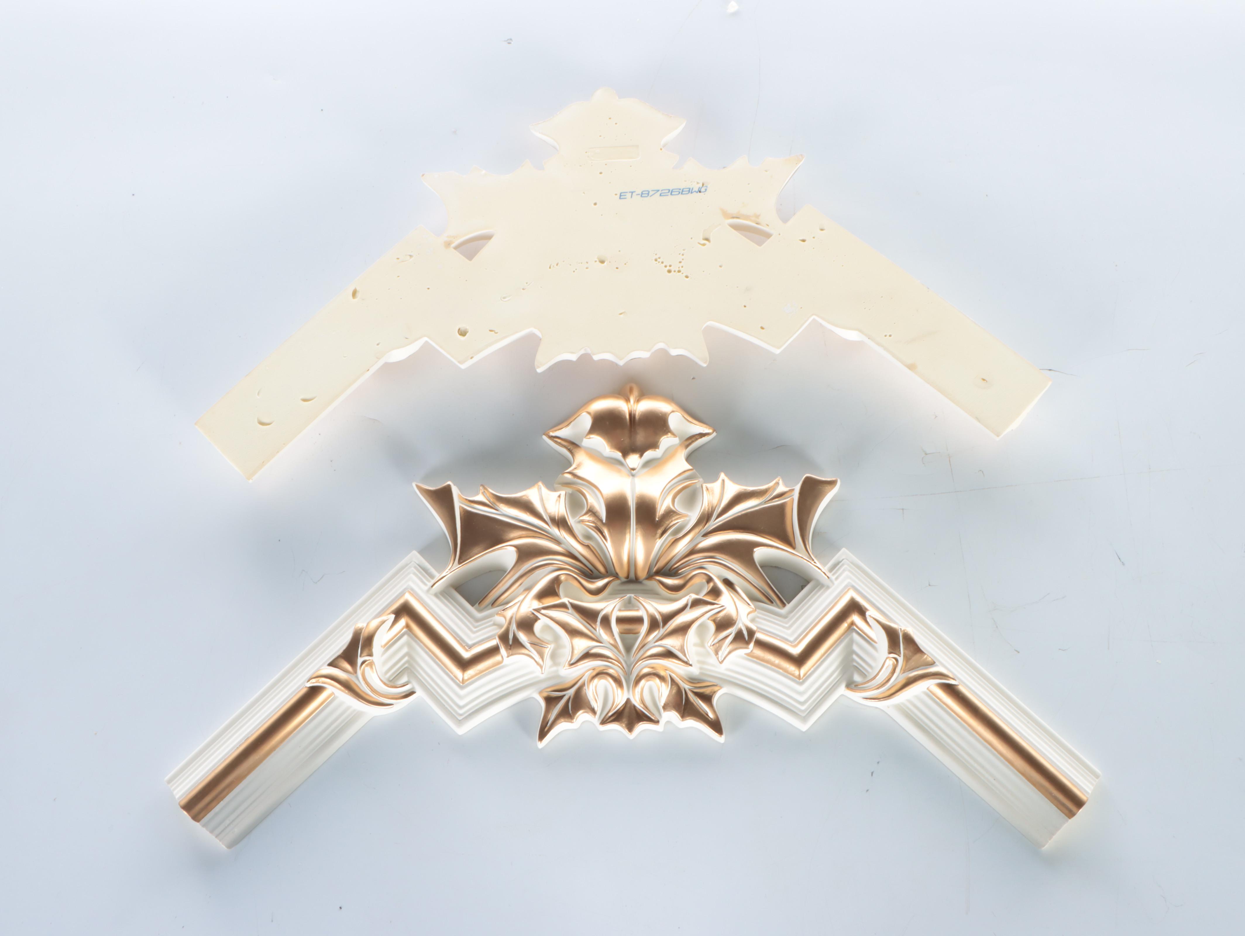 Victorian Style Parcel-Gilt Composite Decorative Moldings