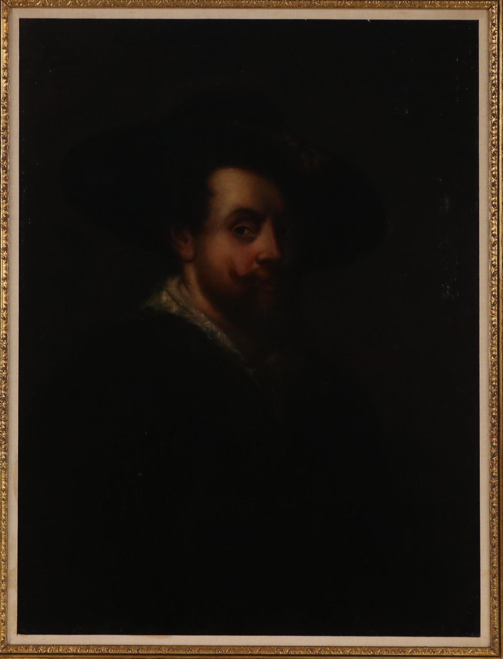 Oil Painting After Peter Paul Rubens "Self-Portrait," Late 19th Century