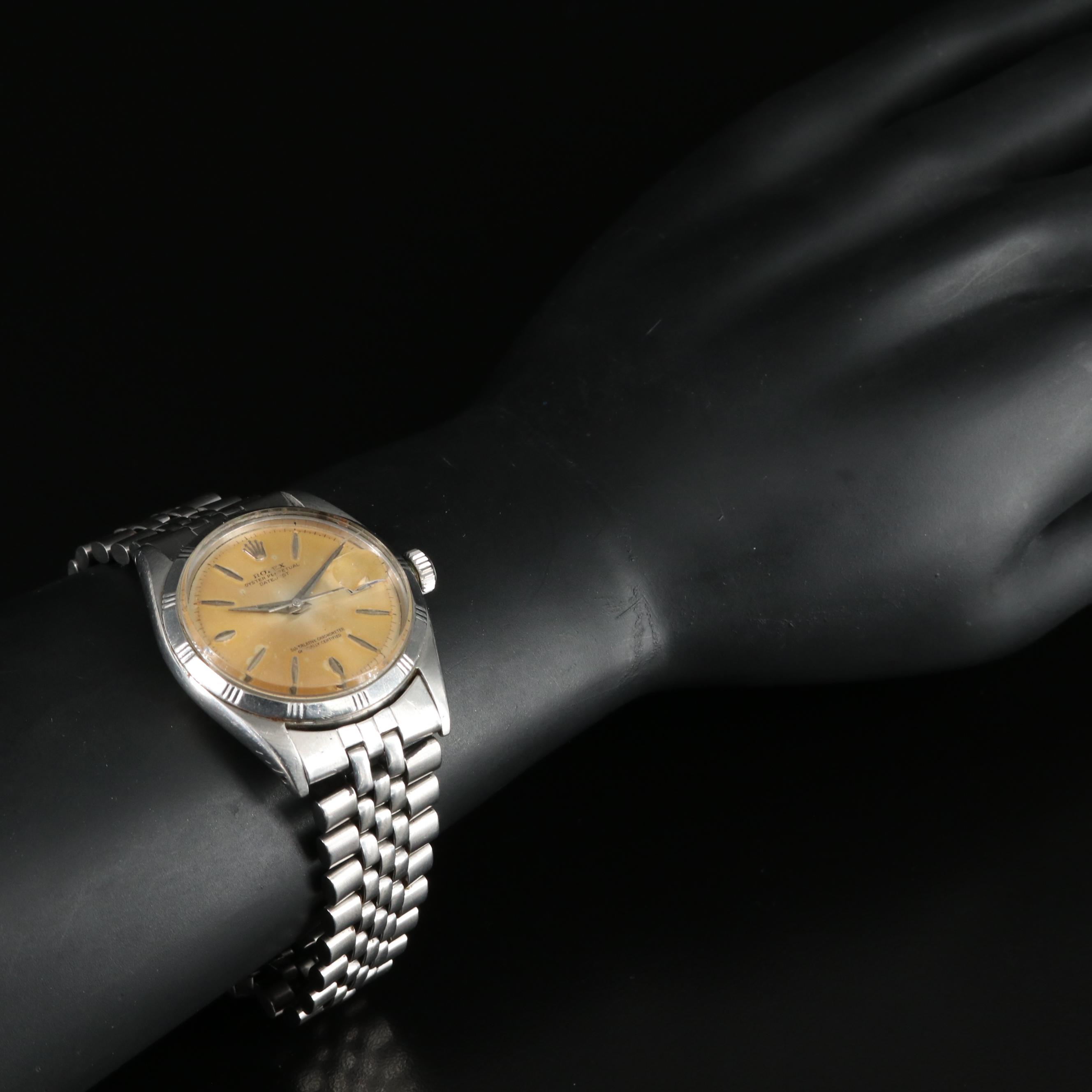 1960 Rolex Oyster Perpetual Bamboo Bezel Datejust Watch