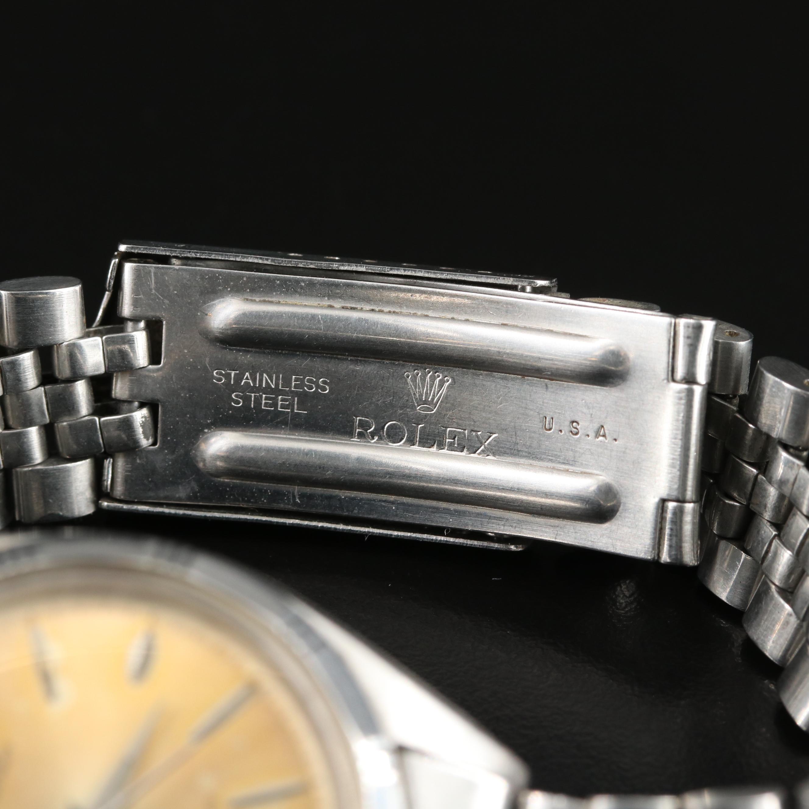 1960 Rolex Oyster Perpetual Bamboo Bezel Datejust Watch
