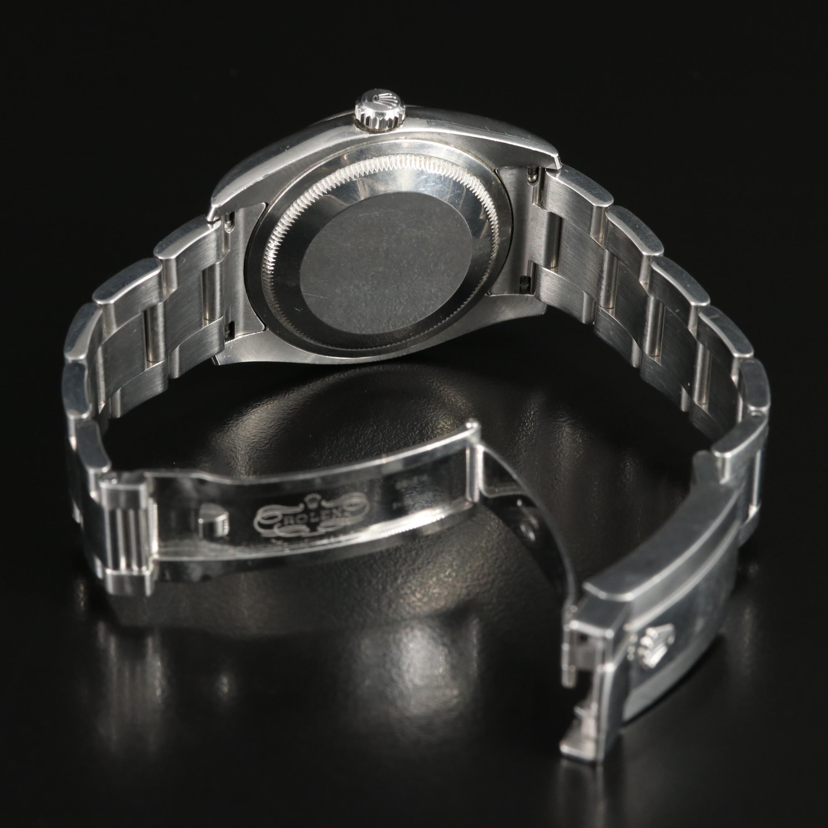 2005 Rolex Pink Salmon Dial Datejust 36 Watch