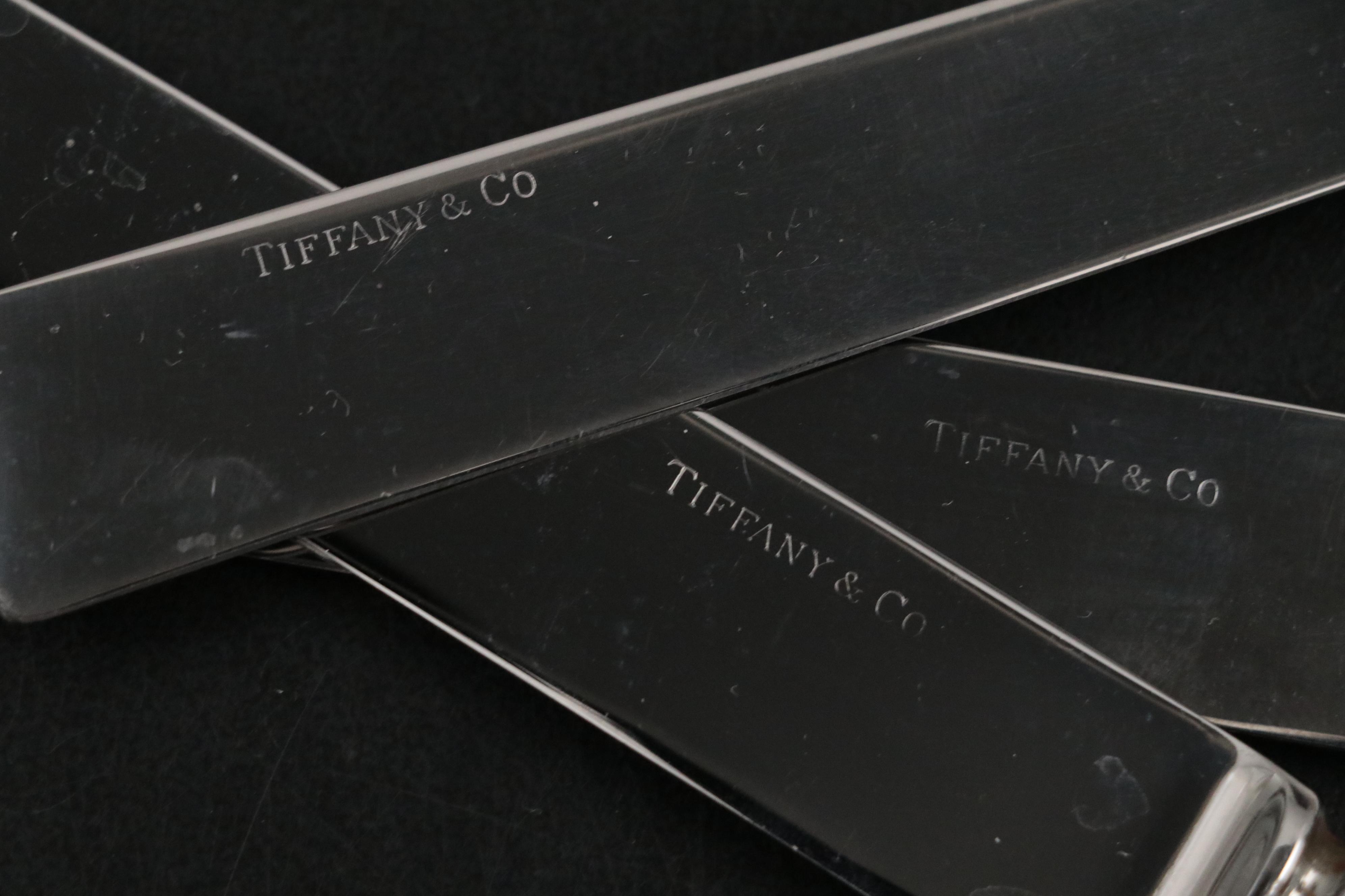 Tiffany & Co. "Shell and Thread" Sterling Silver Flatware, 20th C.