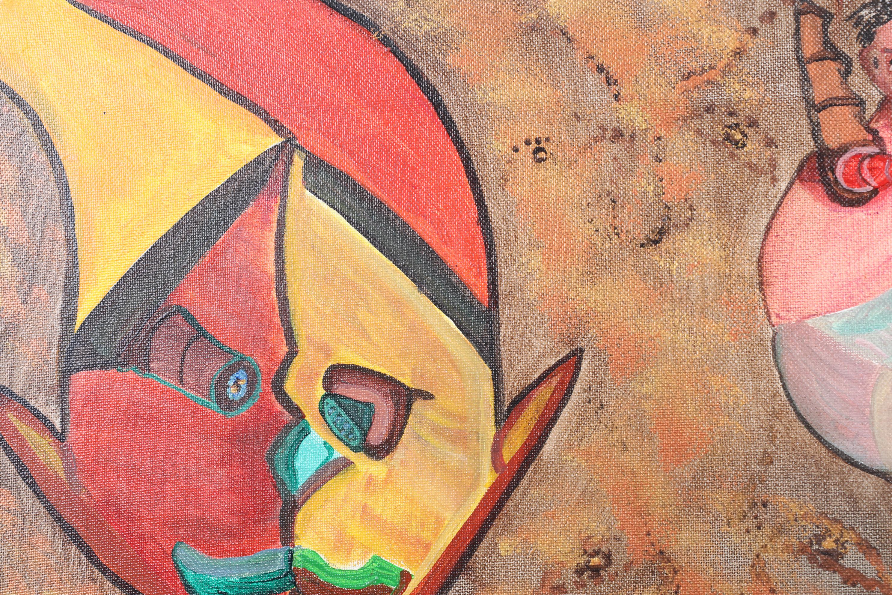 Surrealist Figurative Acrylic Painting "Ghouls"