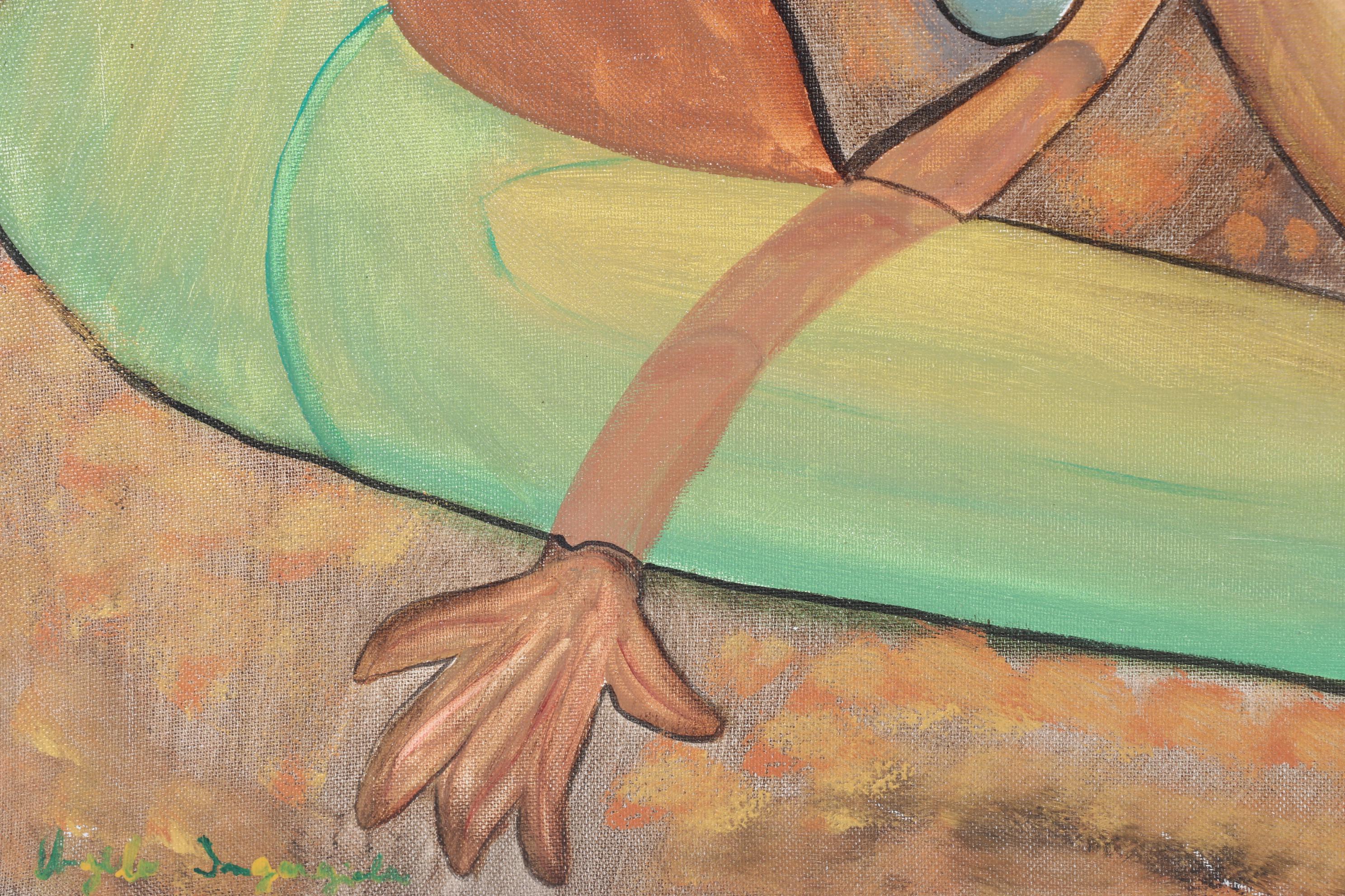 Surrealist Figurative Acrylic Painting "Ghouls"