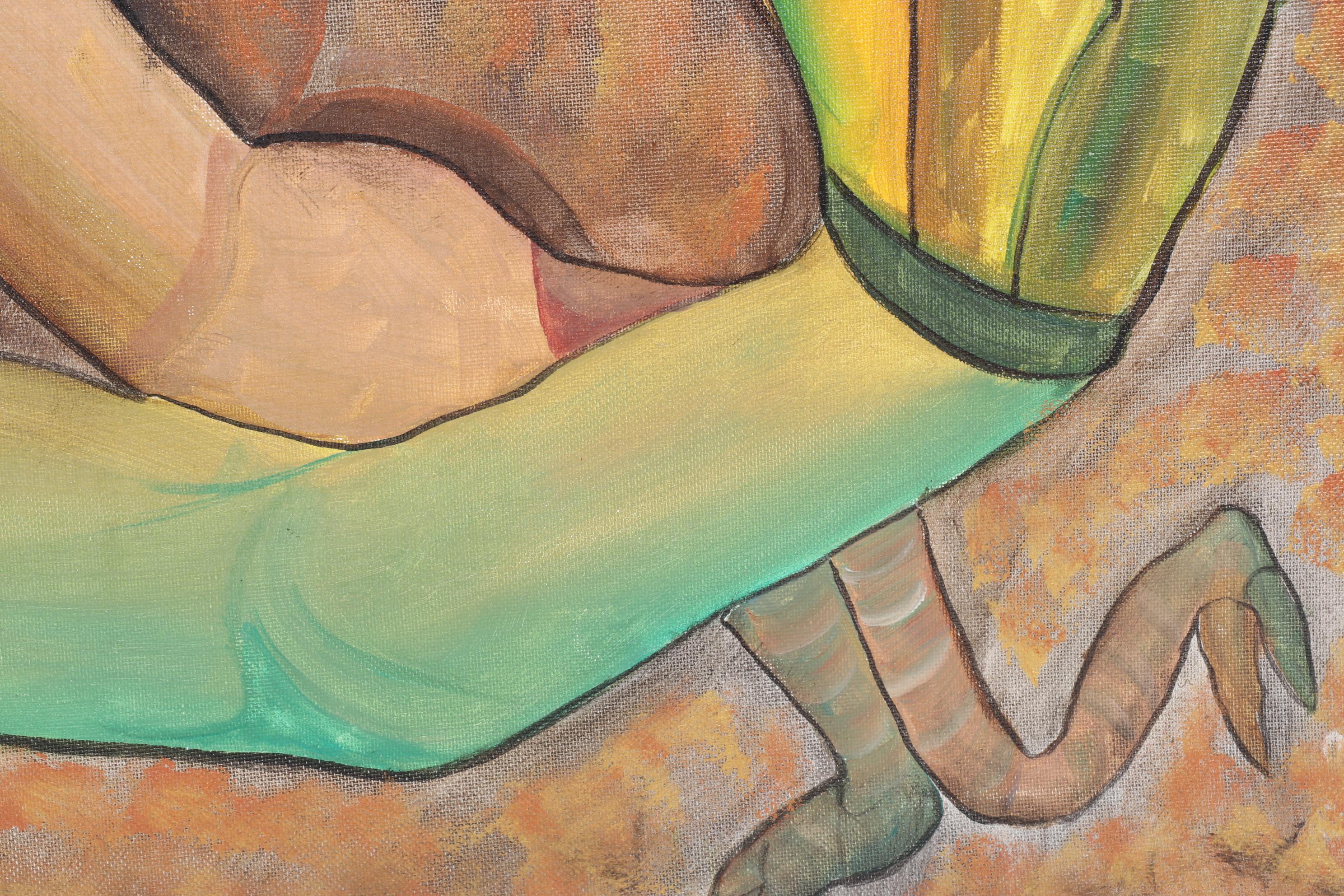 Surrealist Figurative Acrylic Painting "Ghouls"