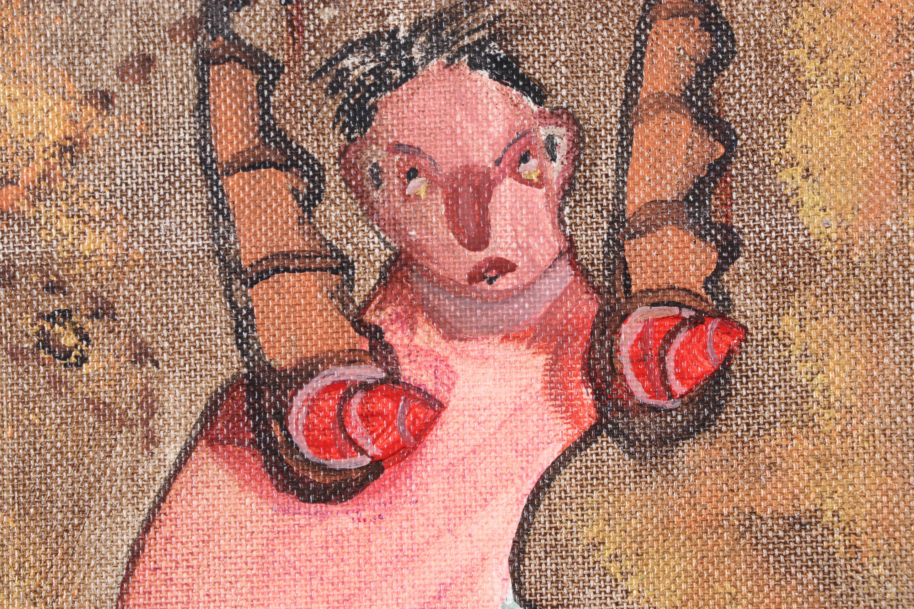 Surrealist Figurative Acrylic Painting "Ghouls"