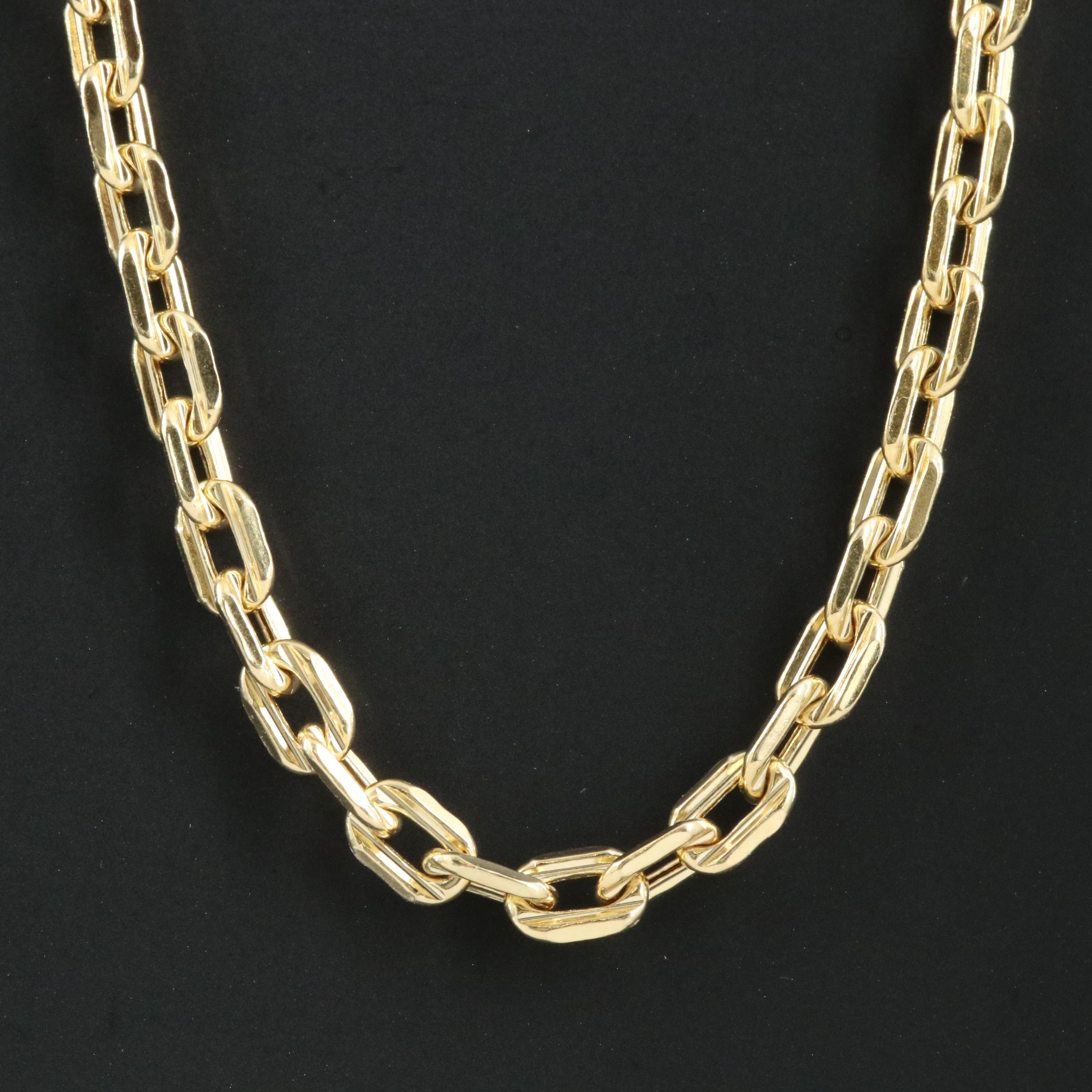 14K Fancy Link Chain Necklace