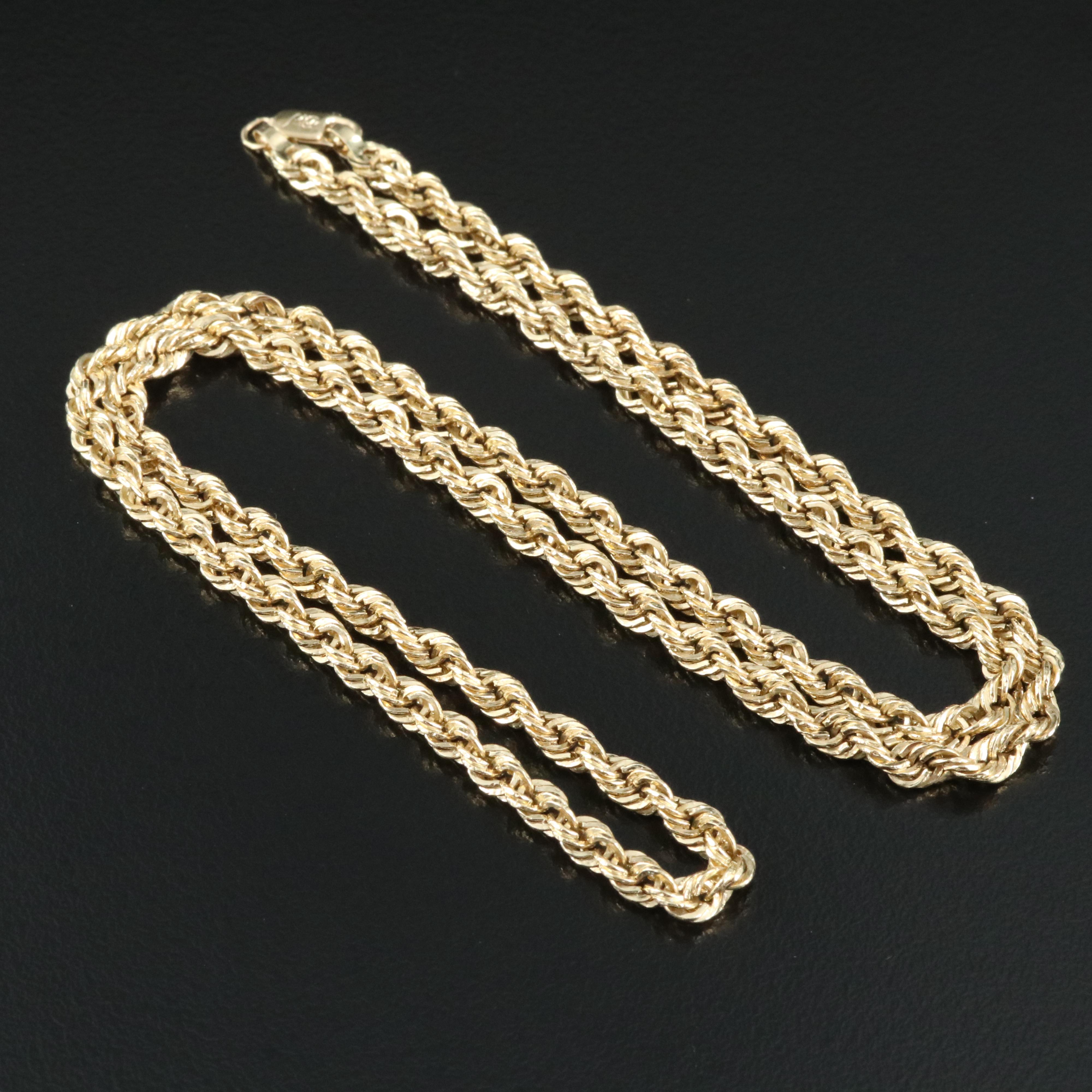 Michael Anthony 14K Rope Chain Necklace