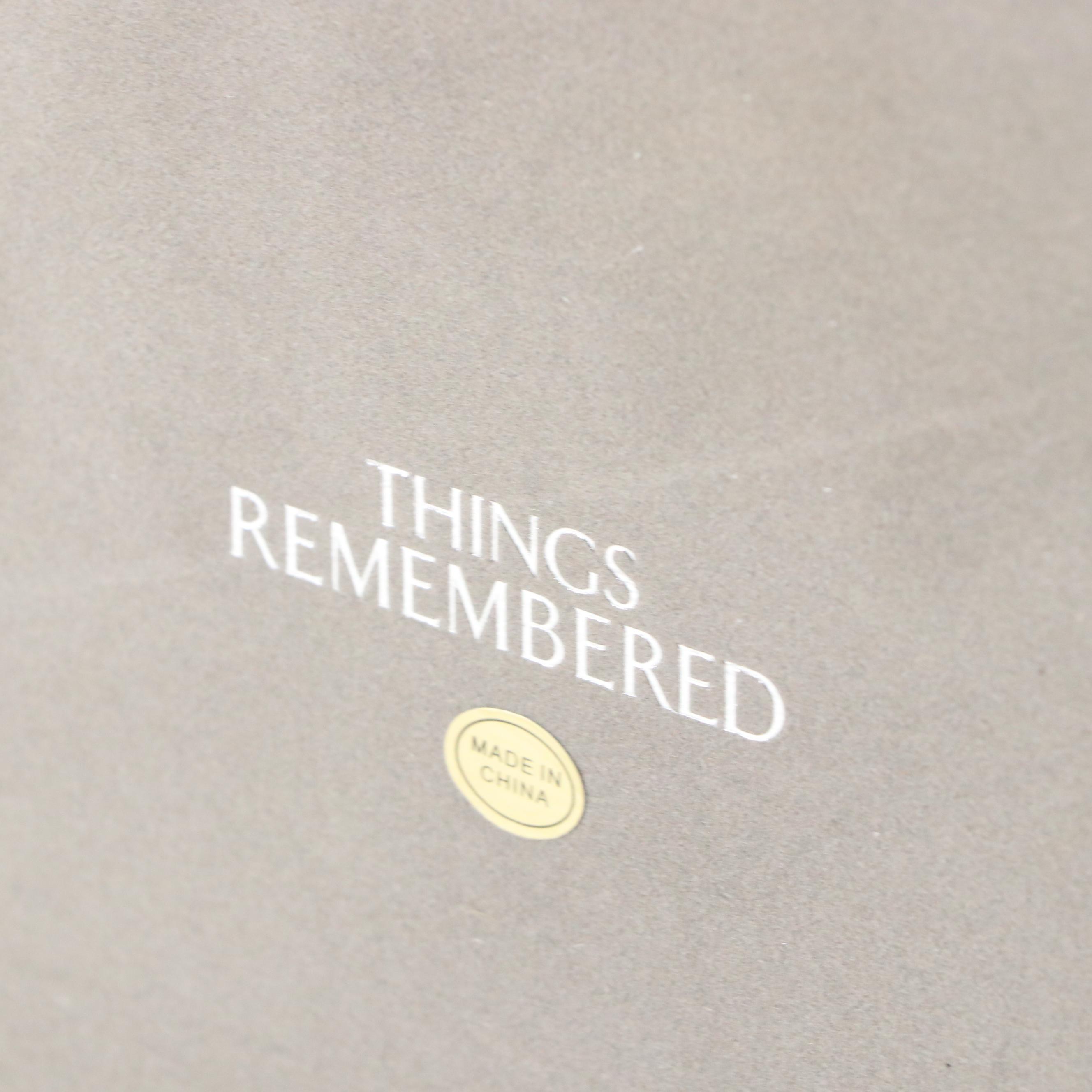 Things Remembered Ebonized Wood Bombé Jewelry Box