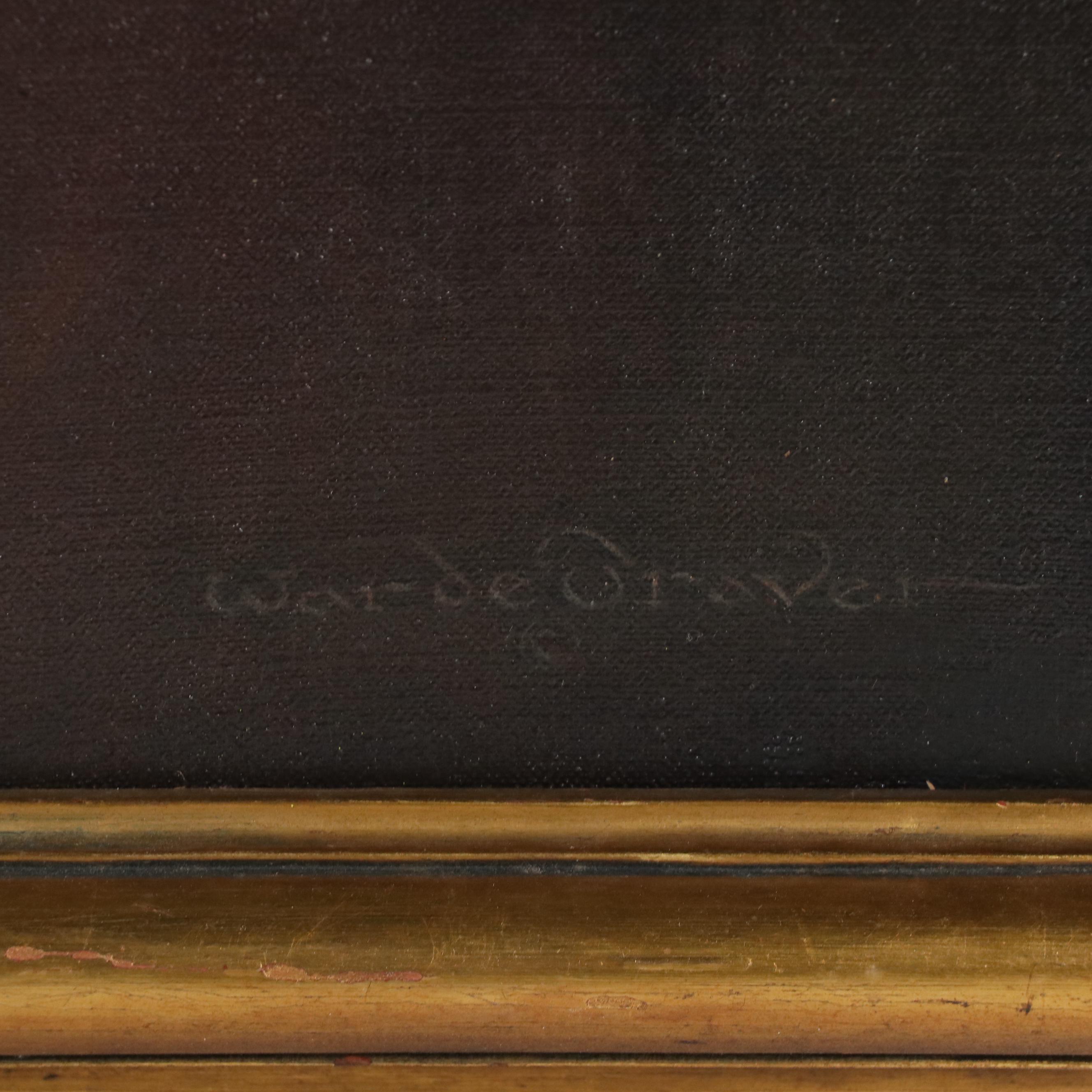 Portrait Oil Painting of Mother and Child