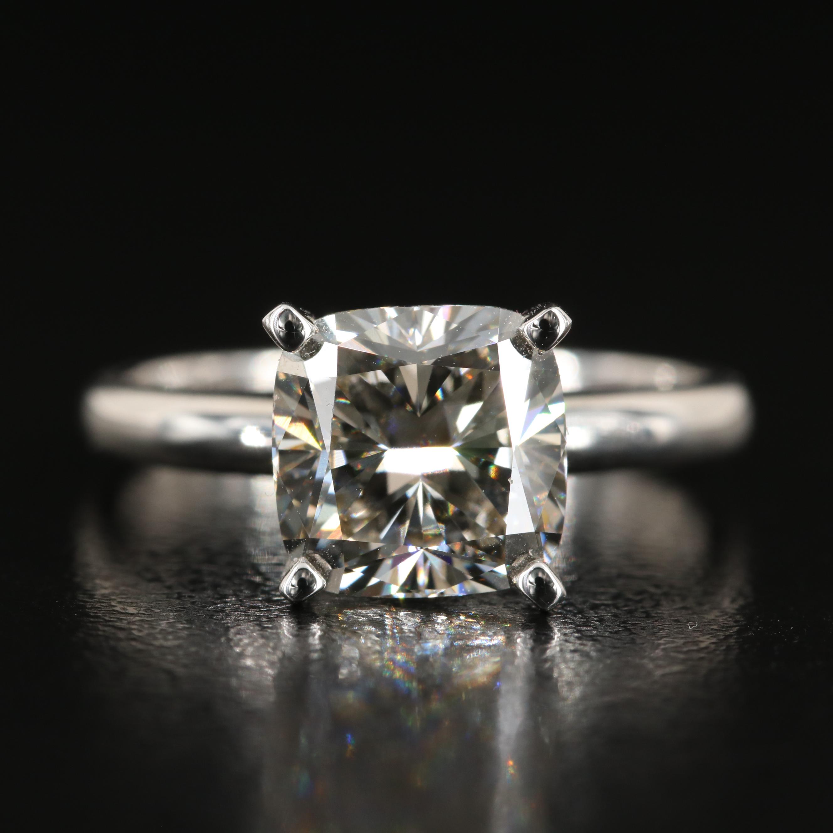 14K Lab Grown Diamond Solitaire Ring