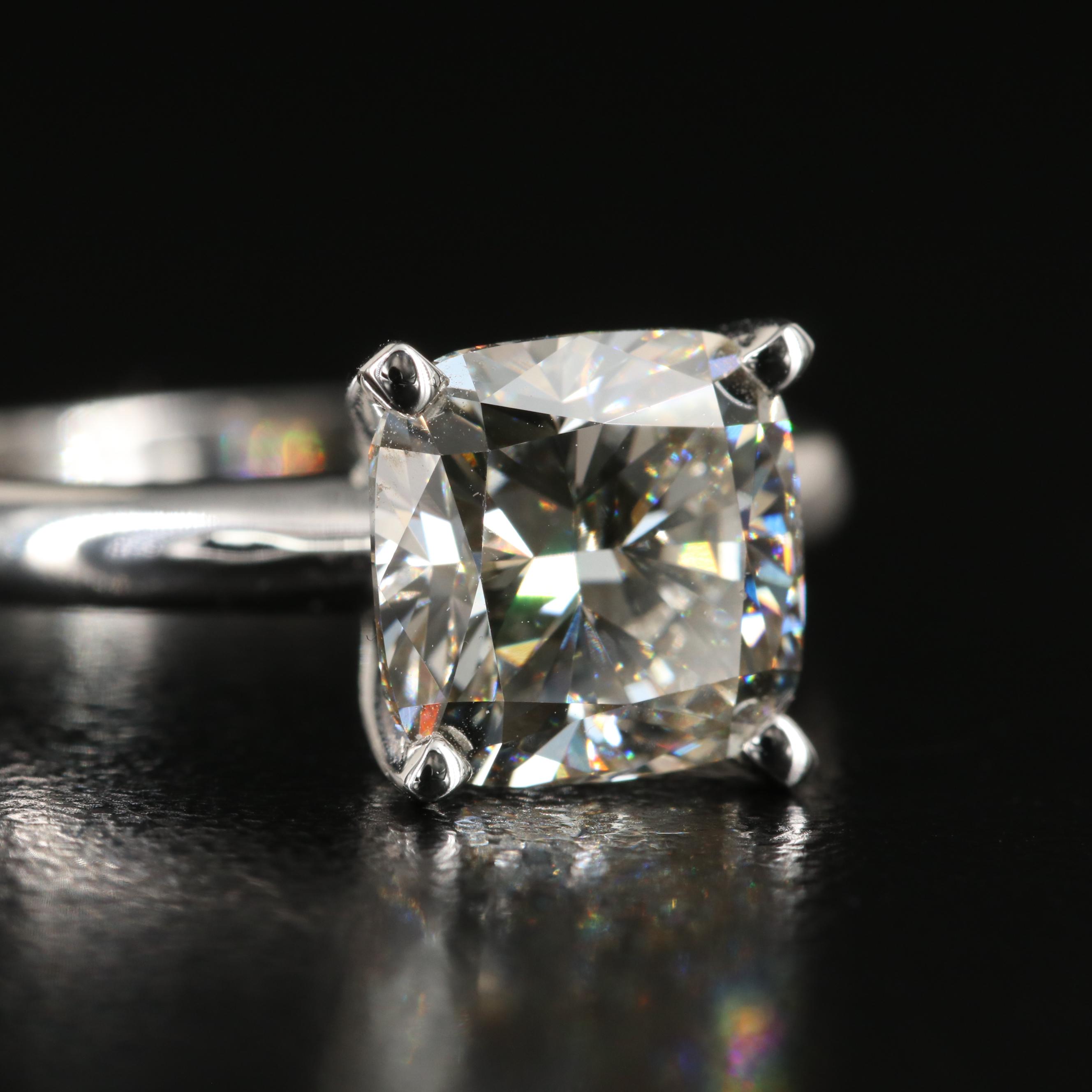 14K Lab Grown Diamond Solitaire Ring