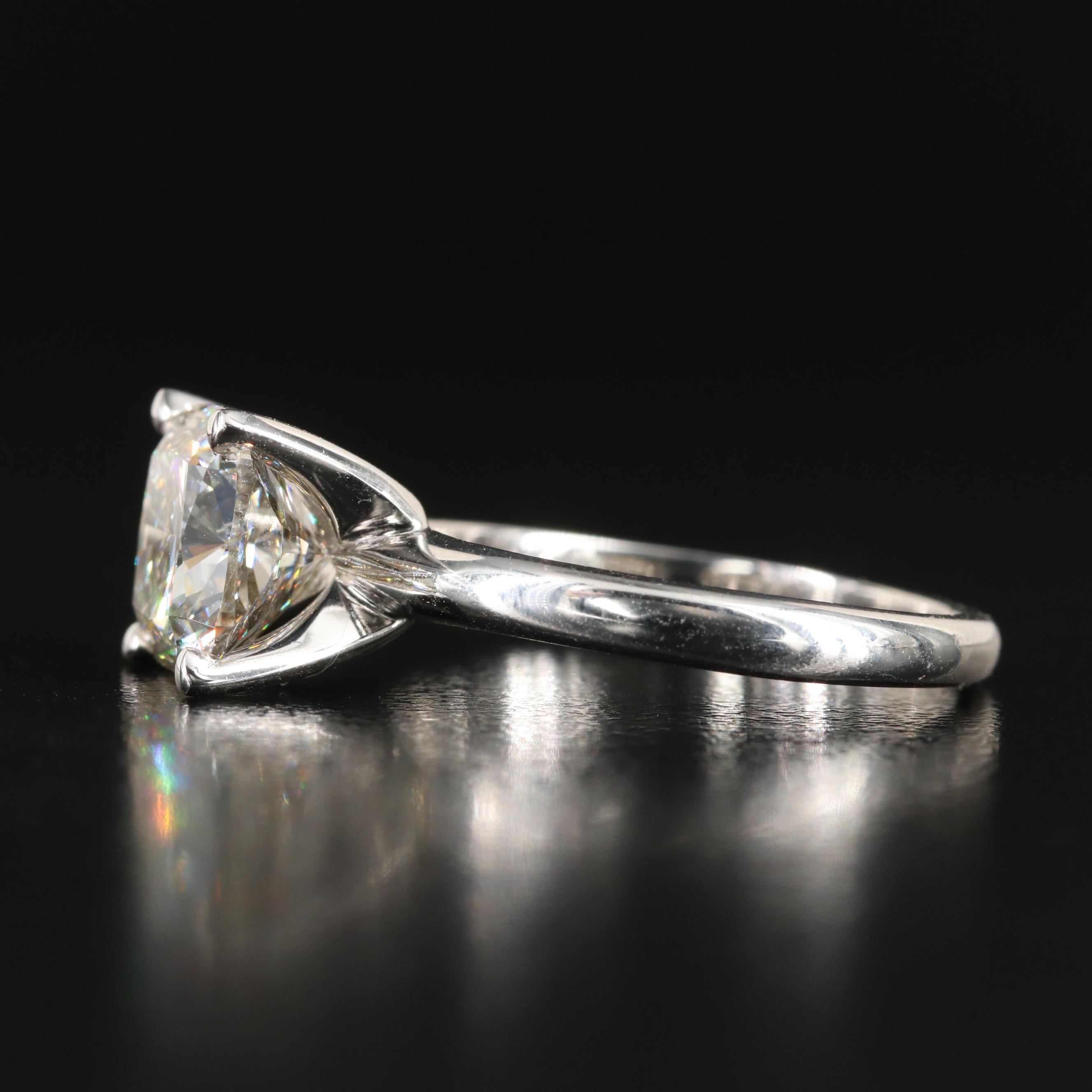 14K Lab Grown Diamond Solitaire Ring