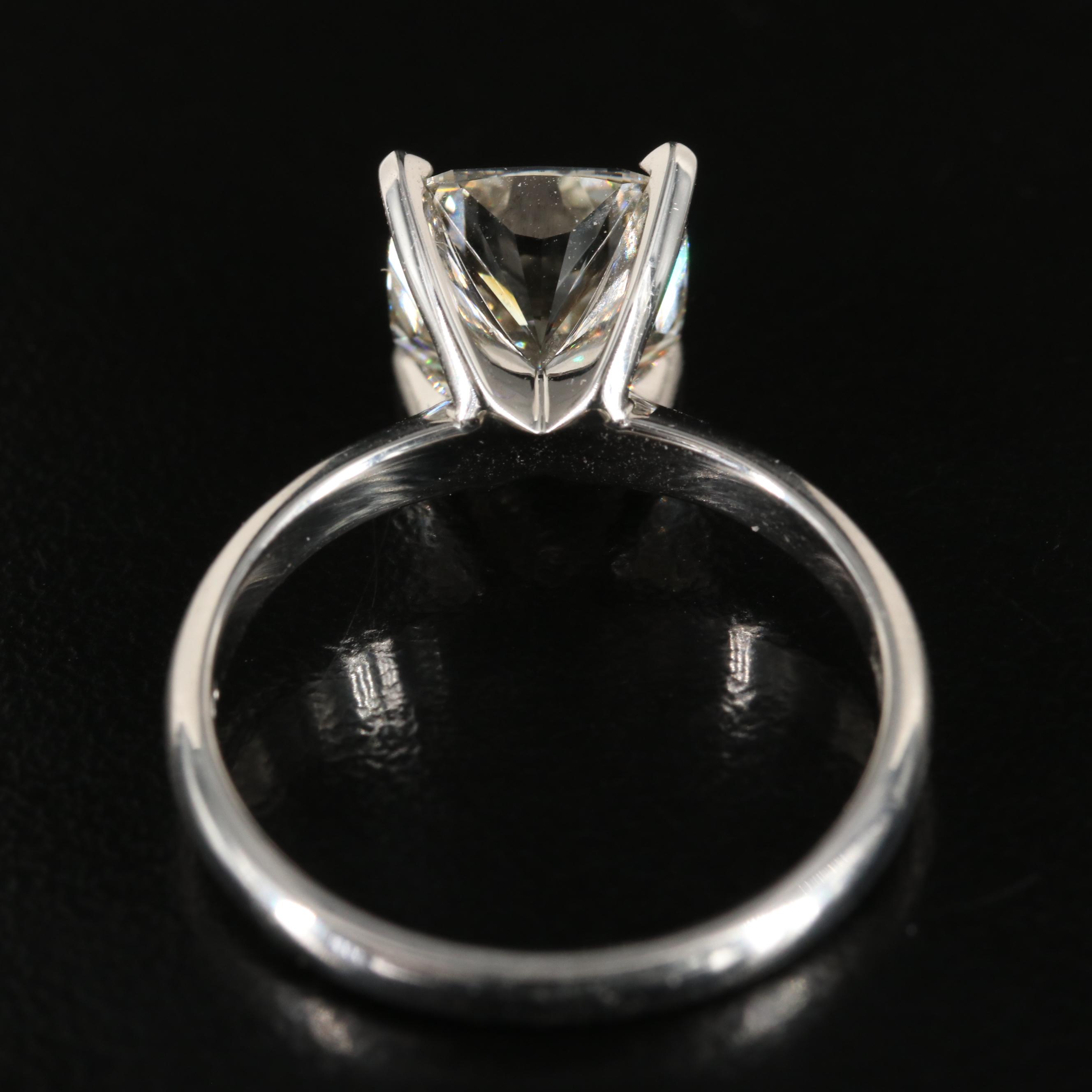 14K Lab Grown Diamond Solitaire Ring