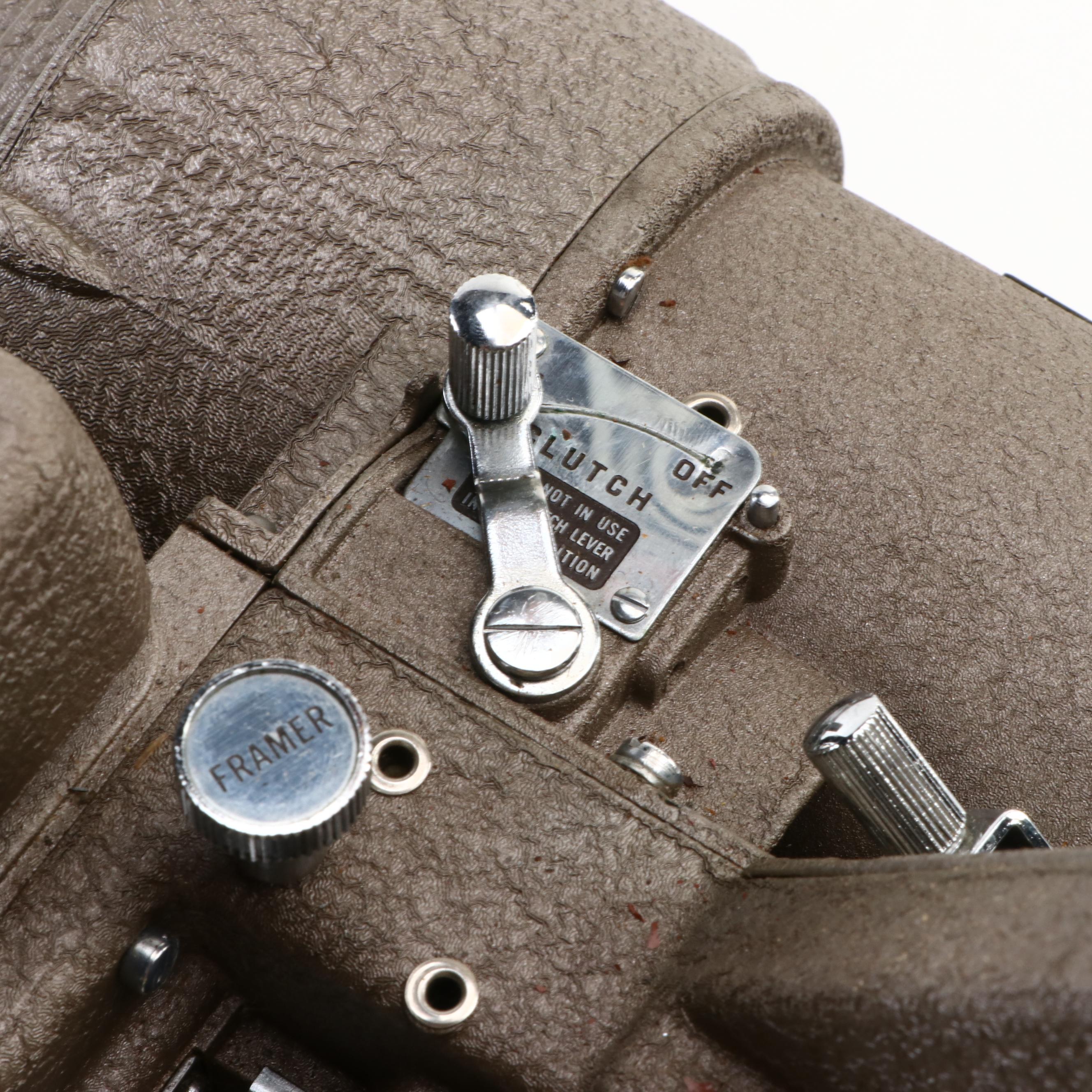 Revere 8mm Silent Projector with Slip-Over Case, Mid-20th Century