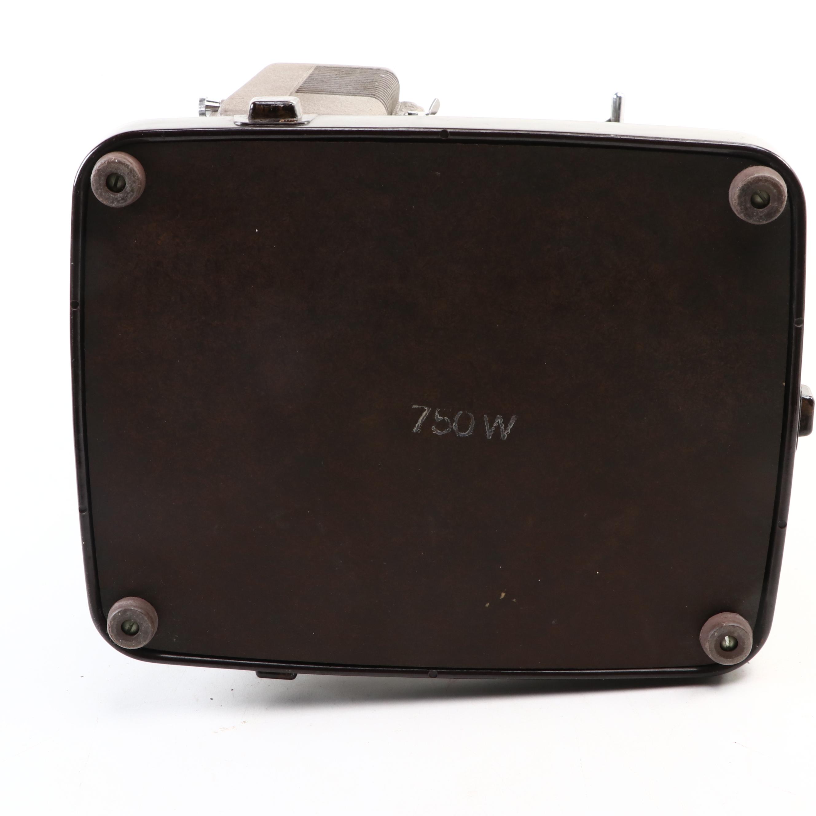 Revere 8mm Silent Projector with Slip-Over Case, Mid-20th Century