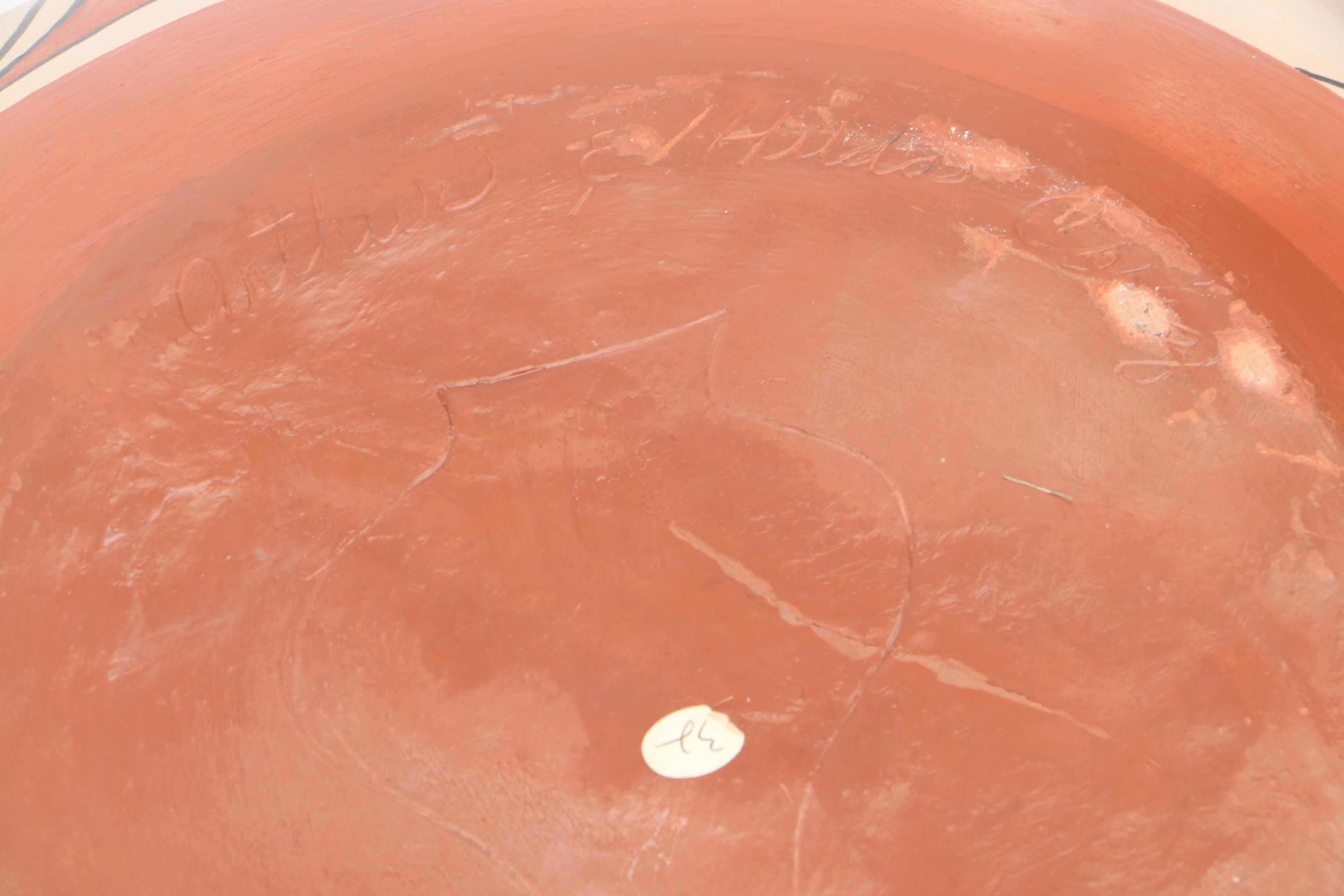 Kewa Pueblo Arthur and Hilda Coriz Ceramic Dough Bowl